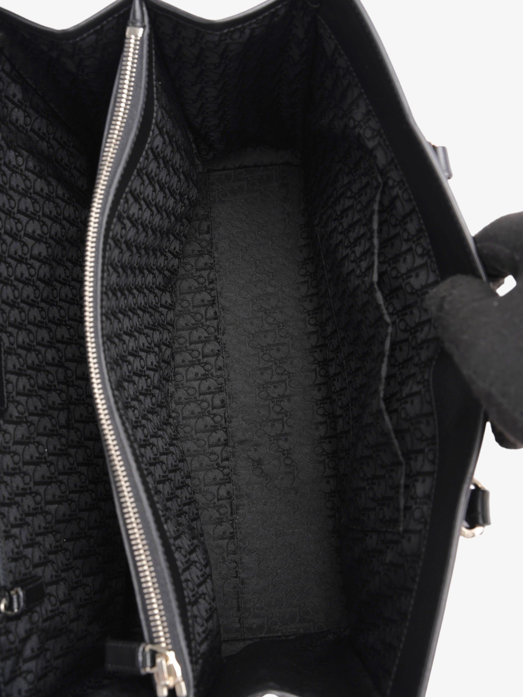 Christian Dior Book Tote Black Denim