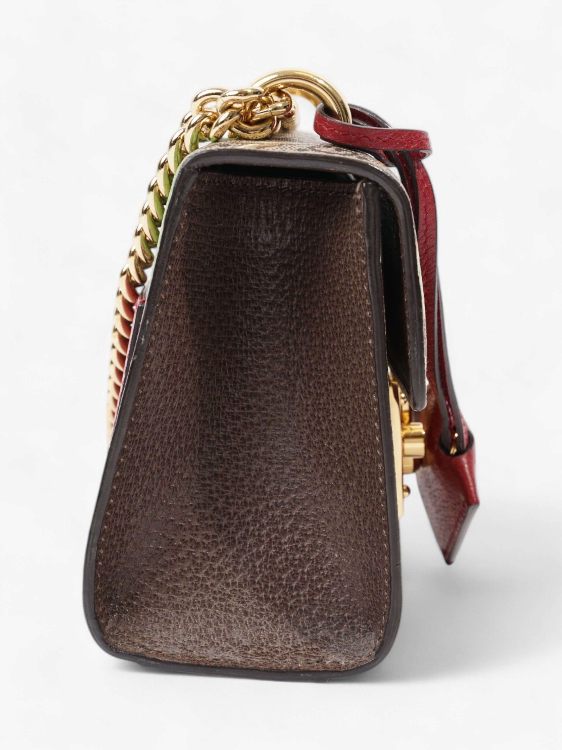 Gucci Padlock Shoulder Bag Supreme / Floral Coated Canvas Small
