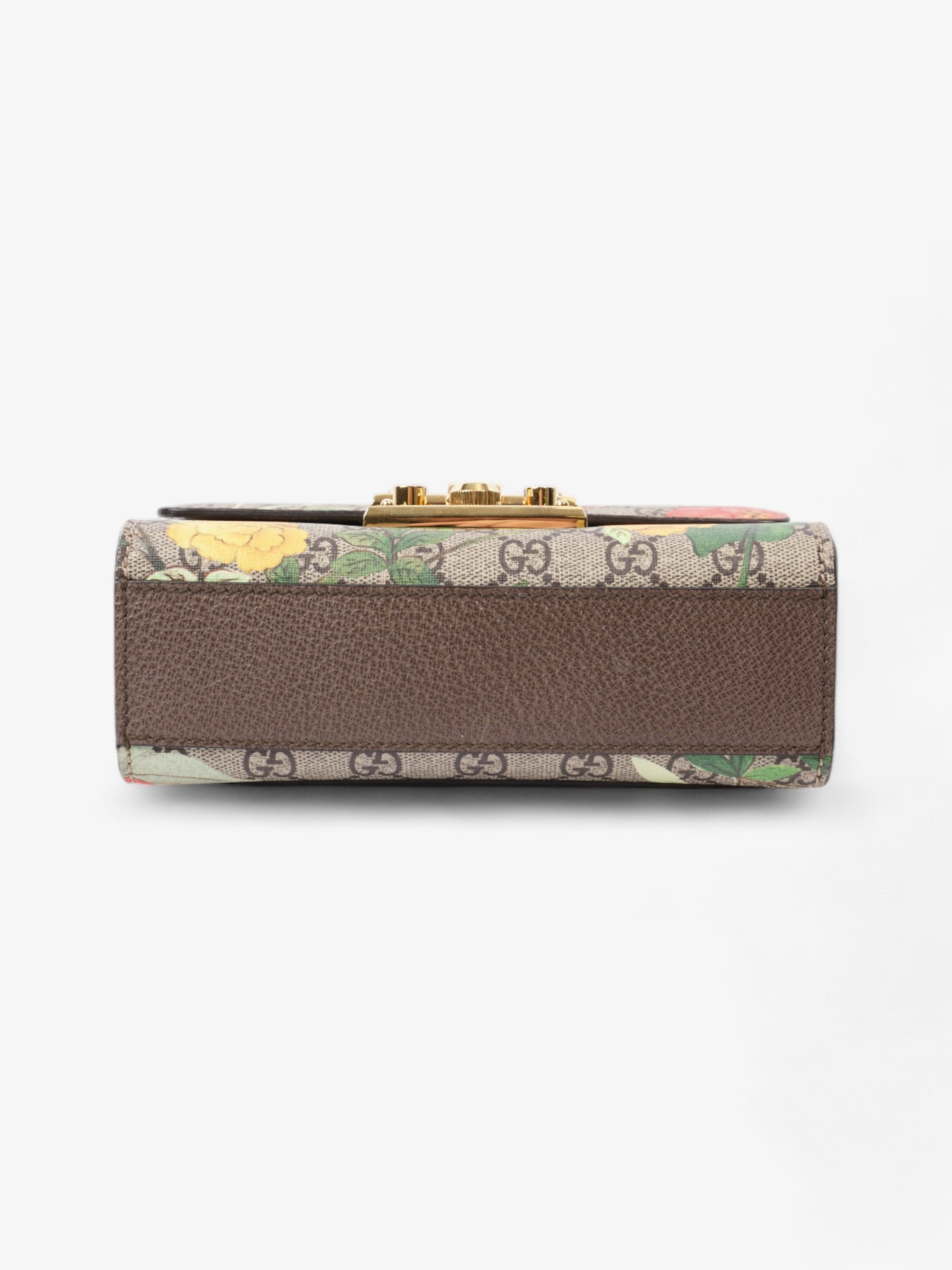 Gucci Padlock Shoulder Bag Supreme / Floral Coated Canvas Small