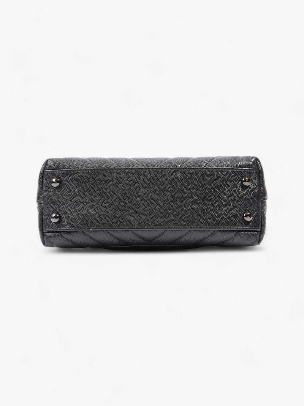 Chanel Coco Top Handle So Black Caviar Leather Small