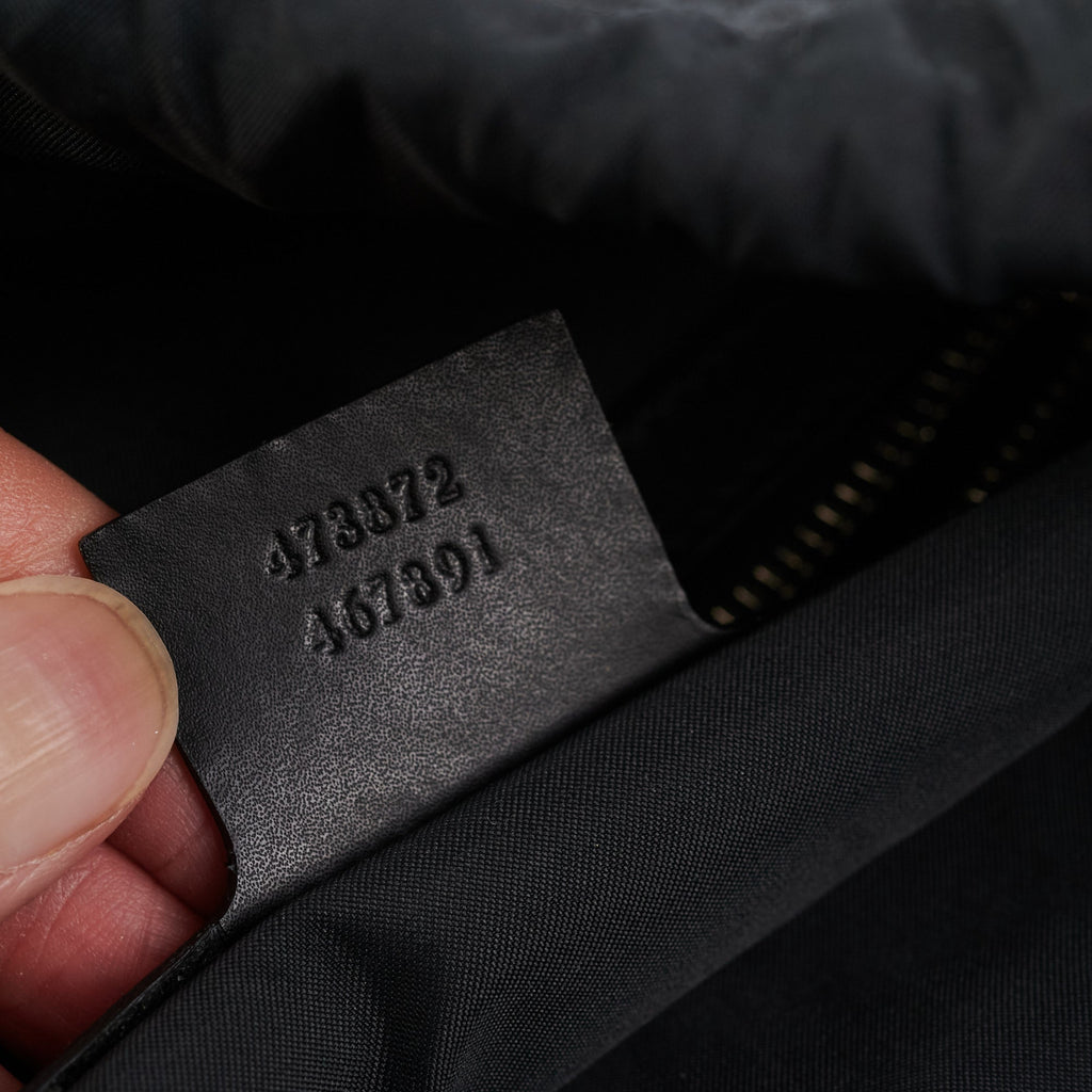 Gucci Ophidia Black Monogram Backpack