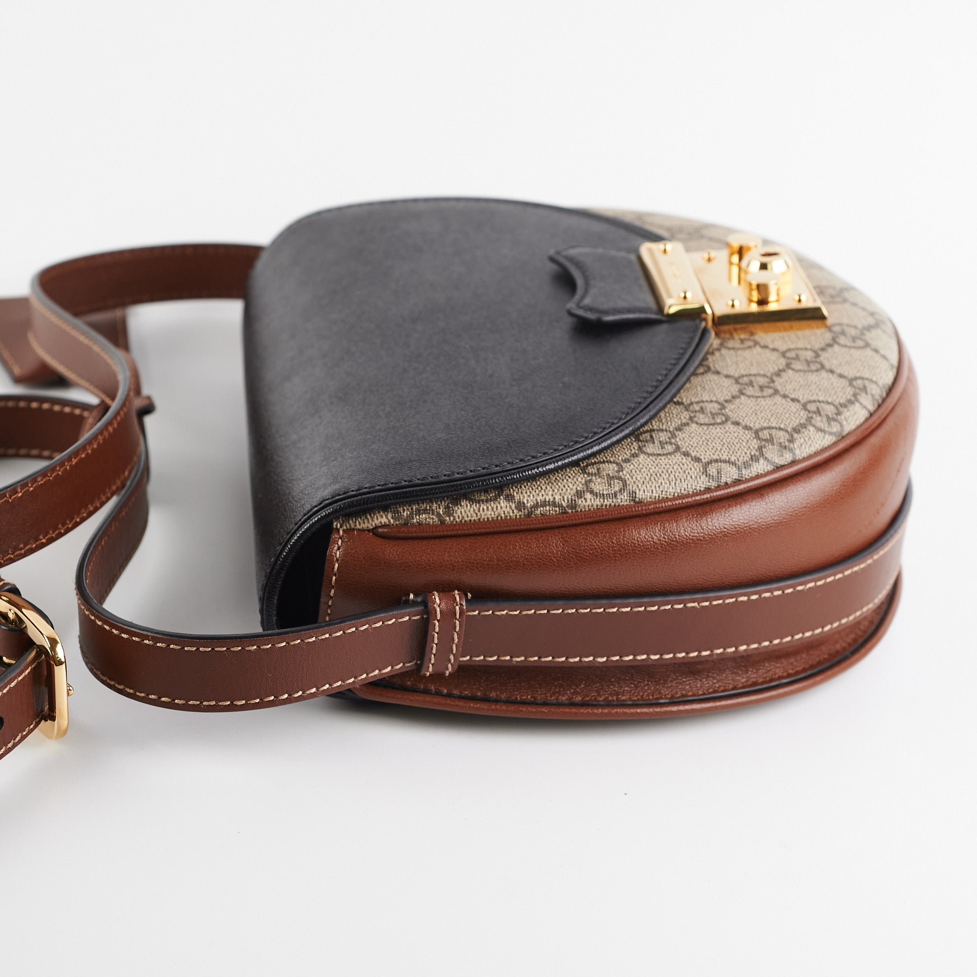 Gucci Padlock Saddle Shoulder Bag