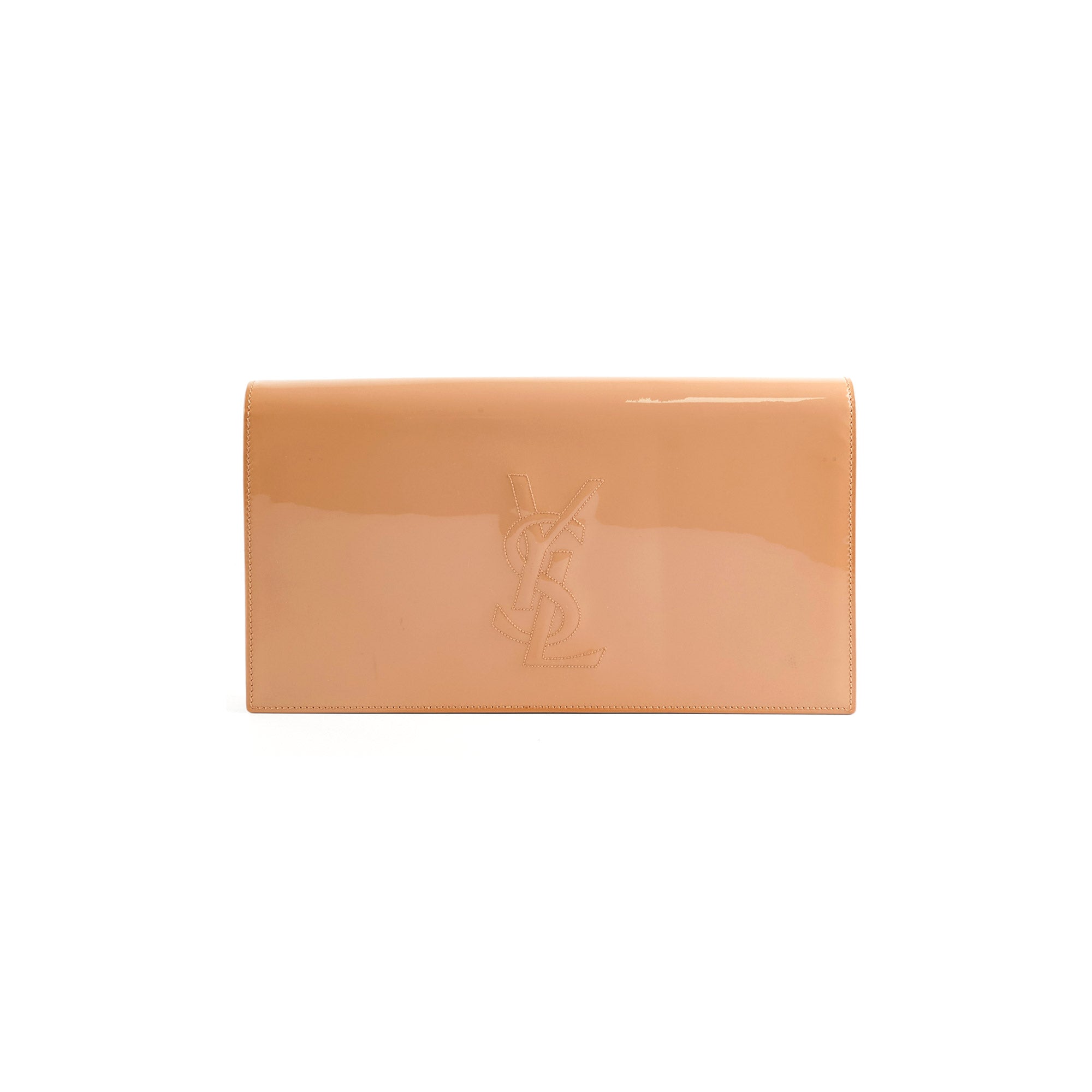 Saint Laurent Clutch Large Patent Leather