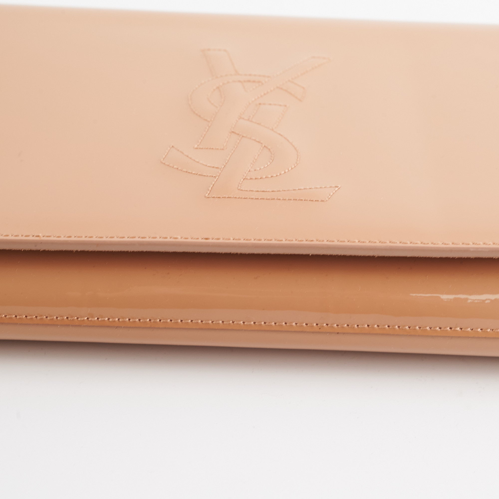 Saint Laurent Clutch Large Patent Leather