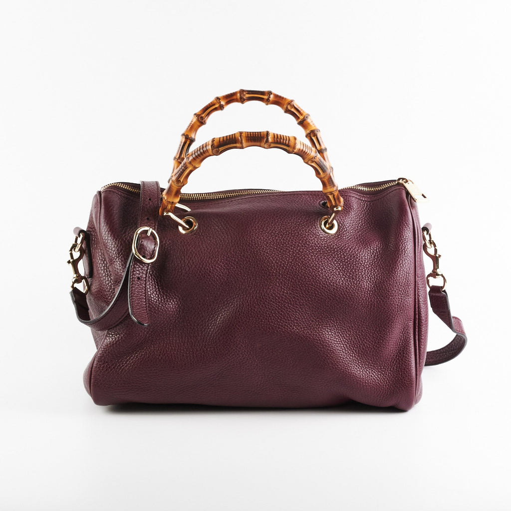 Gucci Bamboo Burgundy Medium