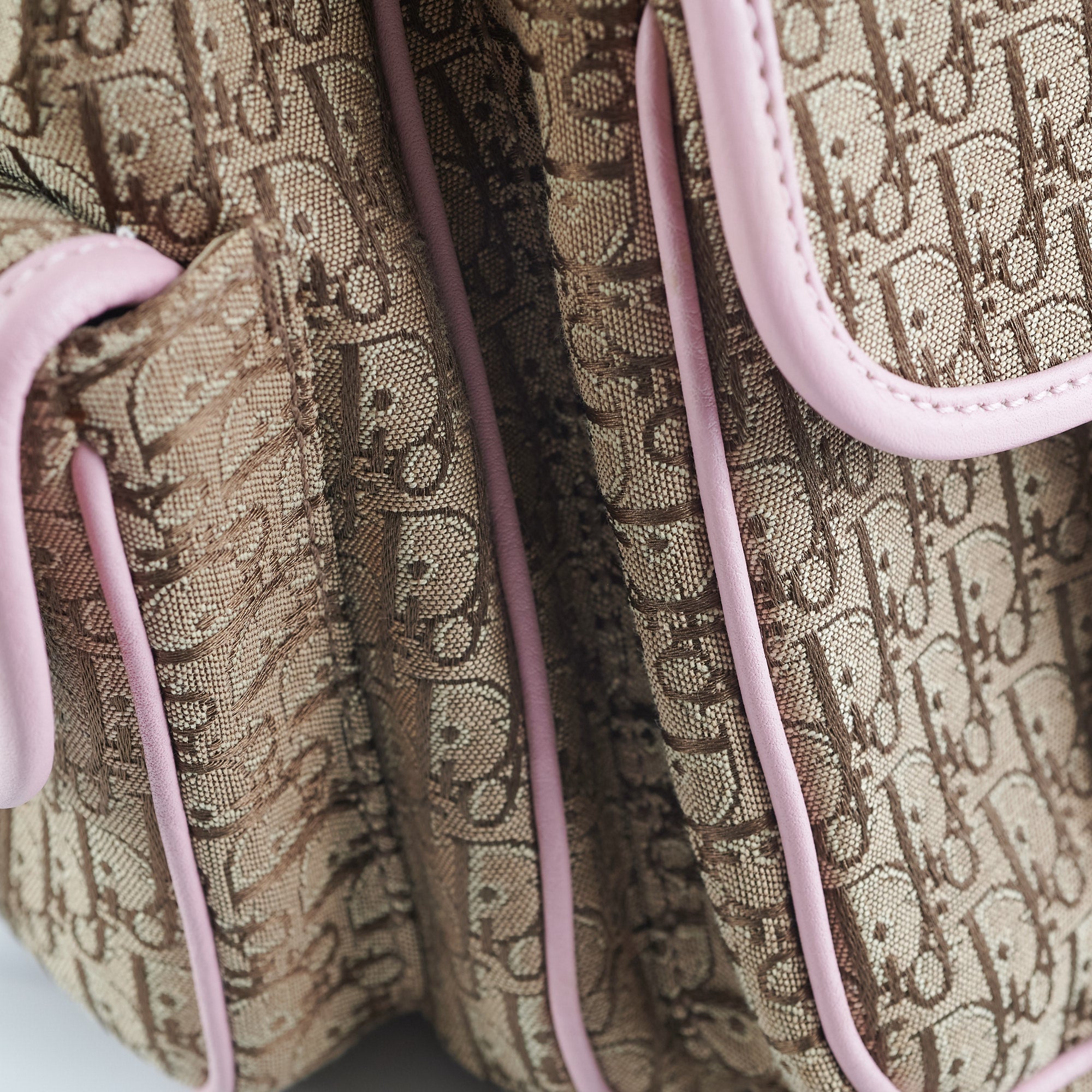 Dior Trotter Diorissimo Brown/Pink Shoulder Bag