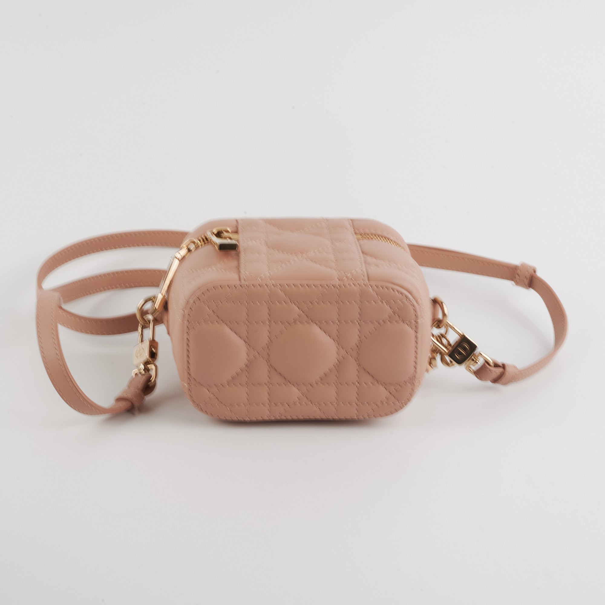 Dior Micro Lady Dior Vanity Case Rose des Vents Pink
