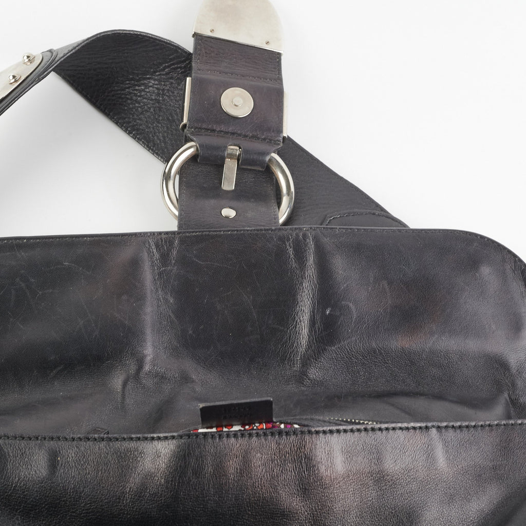 Gucci Messenger Crossbody Bag Large Black