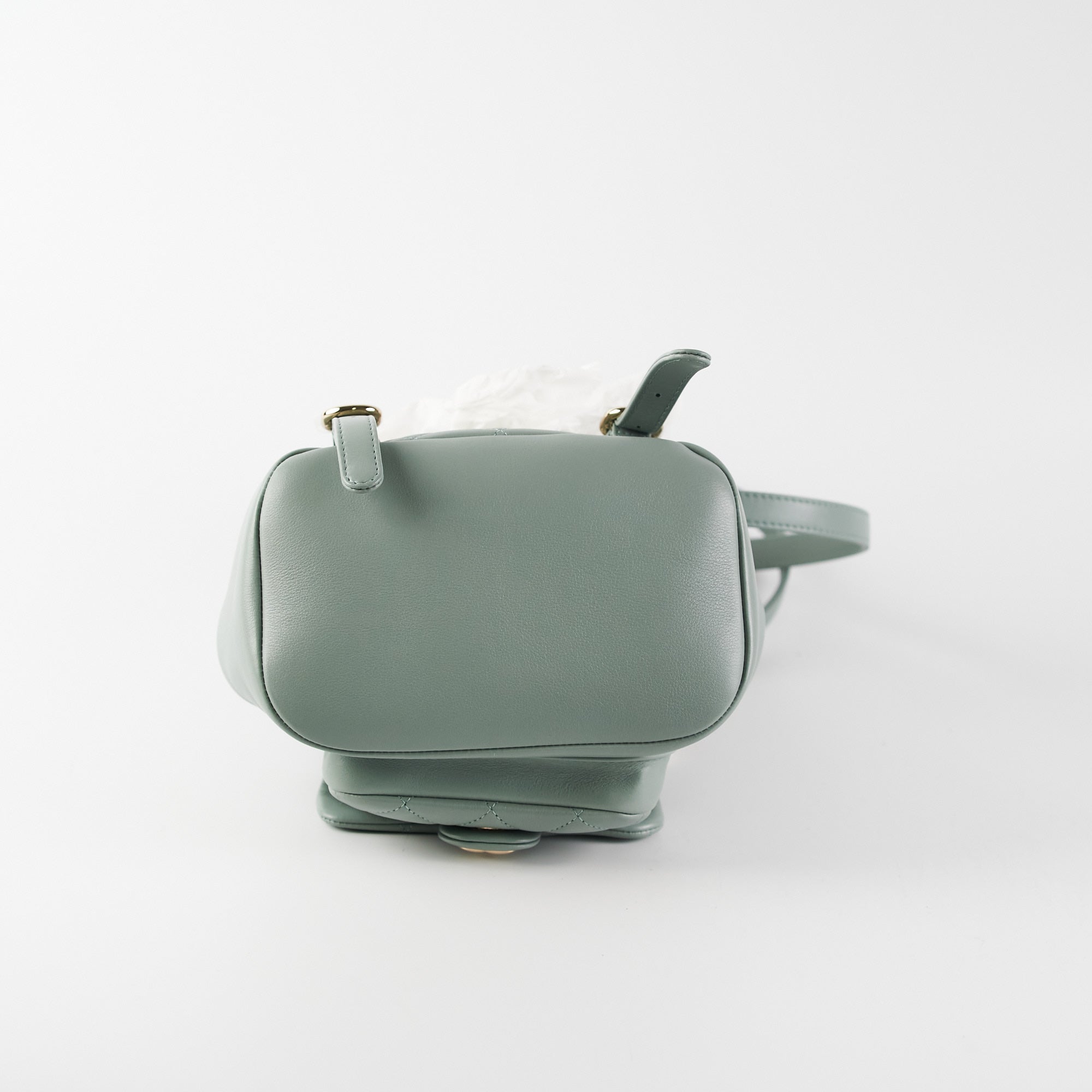 Chanel Mini Duma Backpack Grey/Blue (Microchip)