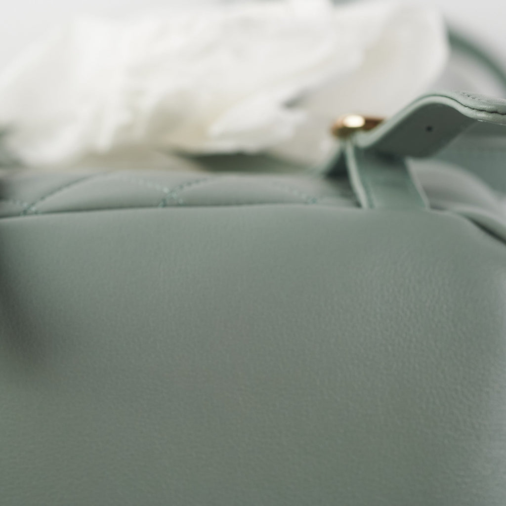 Chanel Mini Duma Backpack Grey/Blue (Microchip)