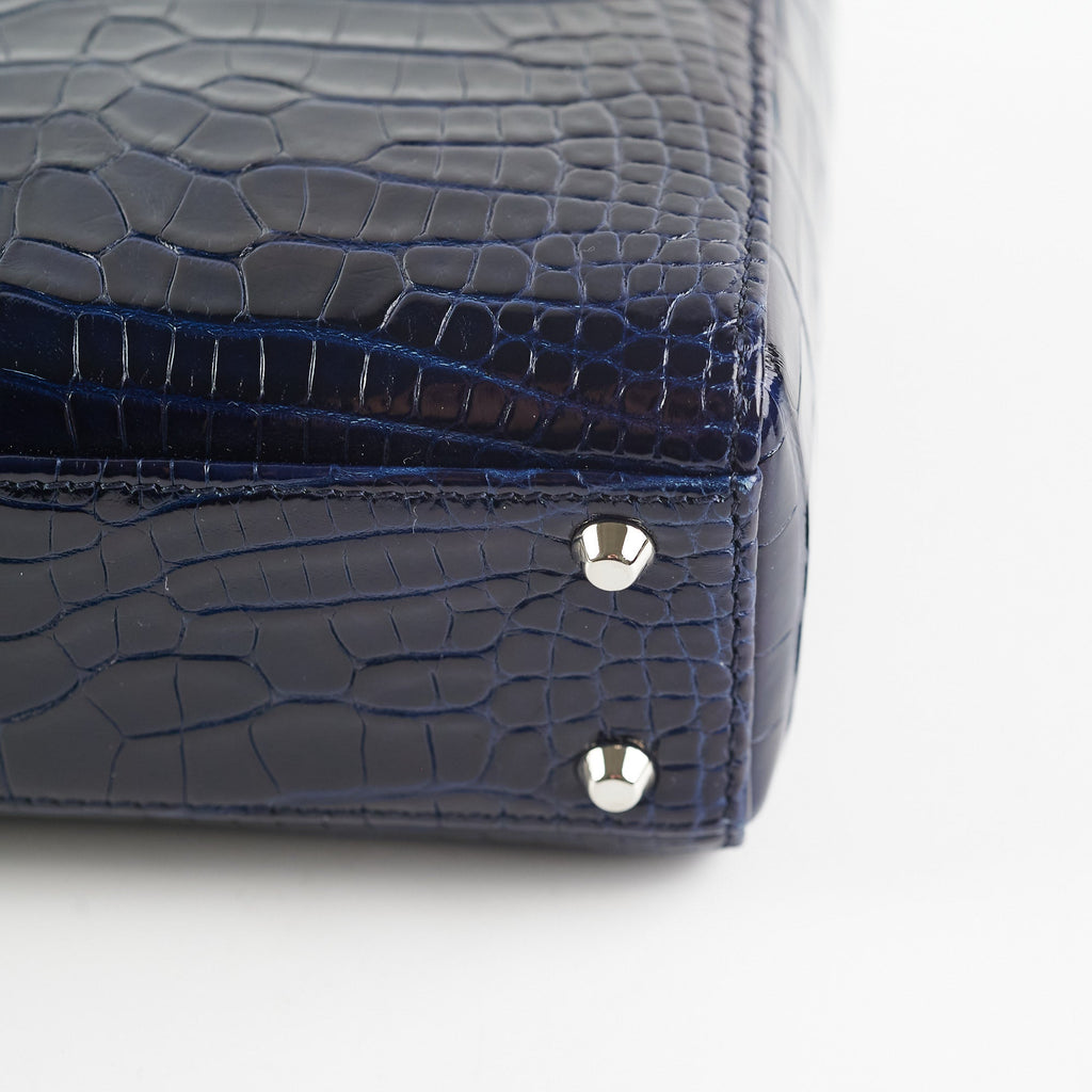 Dior Lady Dior Mini Navy Blue
