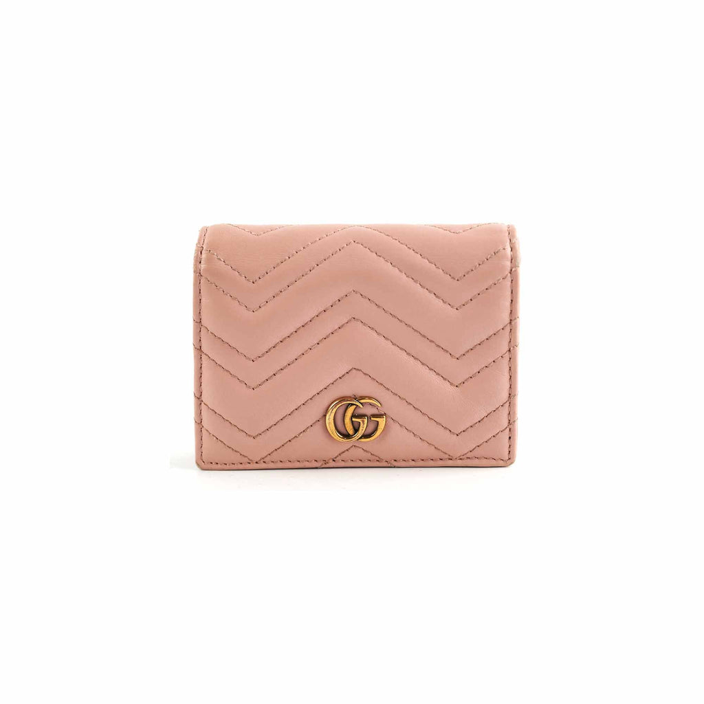 Gucci GG Marmont  Case Wallet Dusty Pink