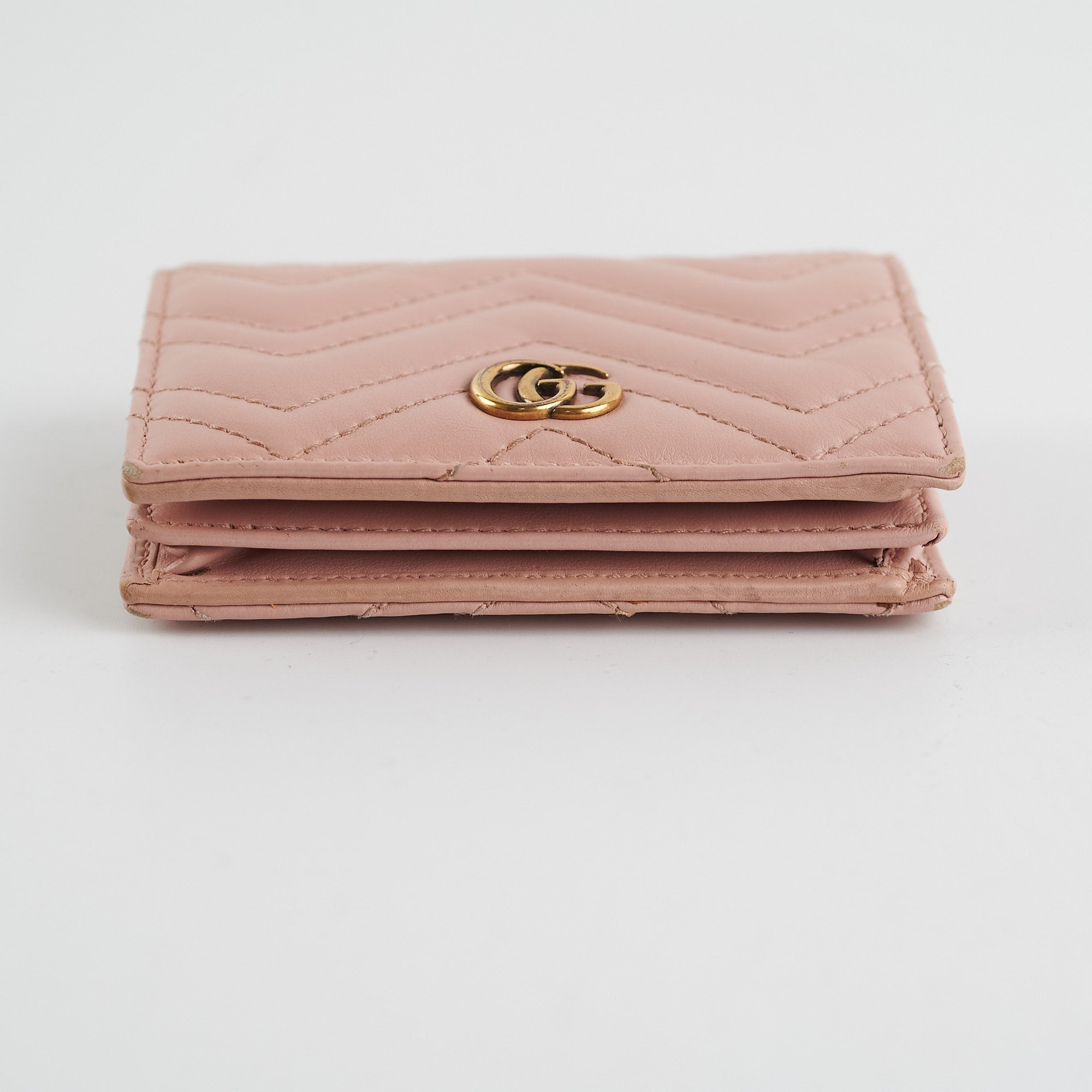 Gucci GG Marmont  Case Wallet Dusty Pink