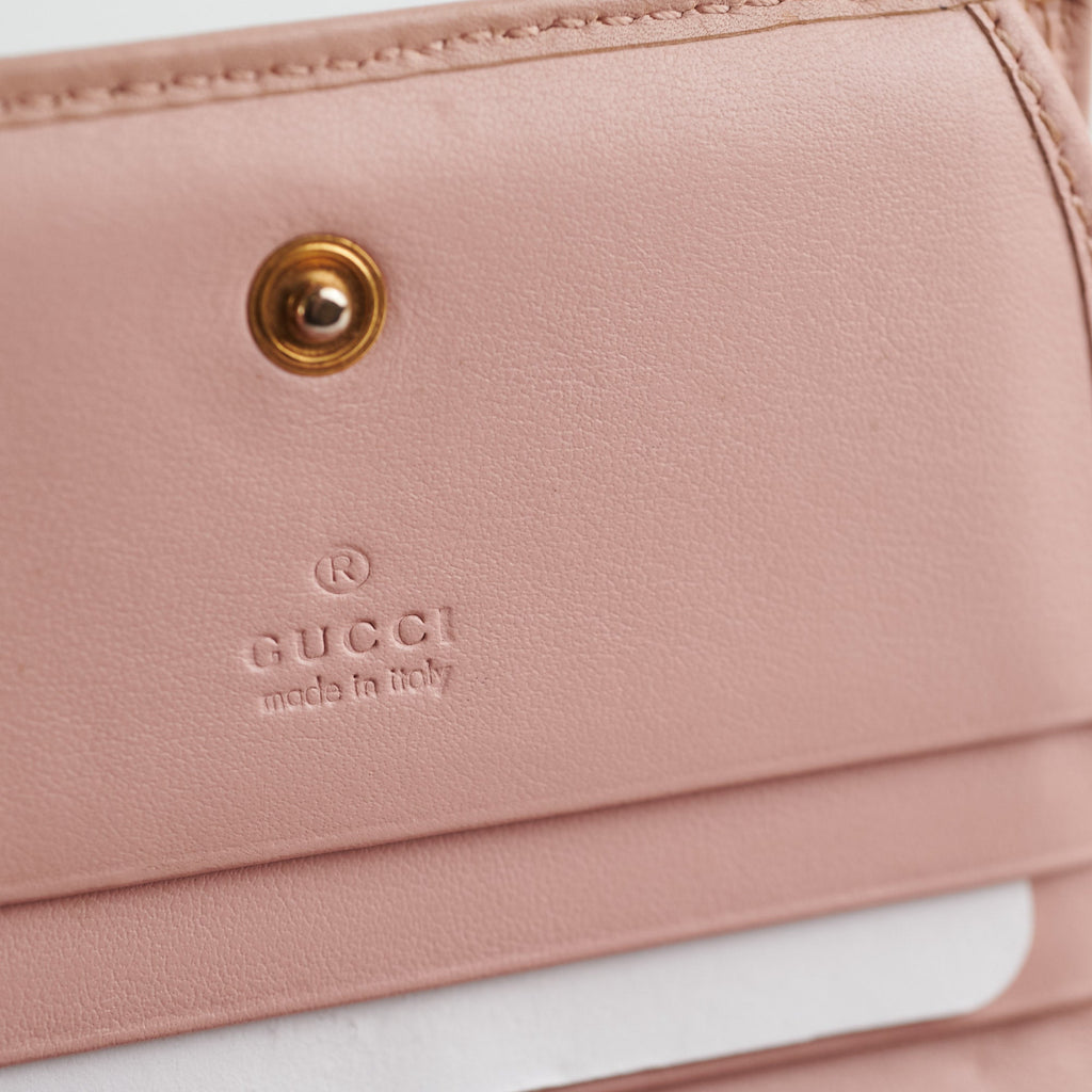 Gucci GG Marmont  Case Wallet Dusty Pink