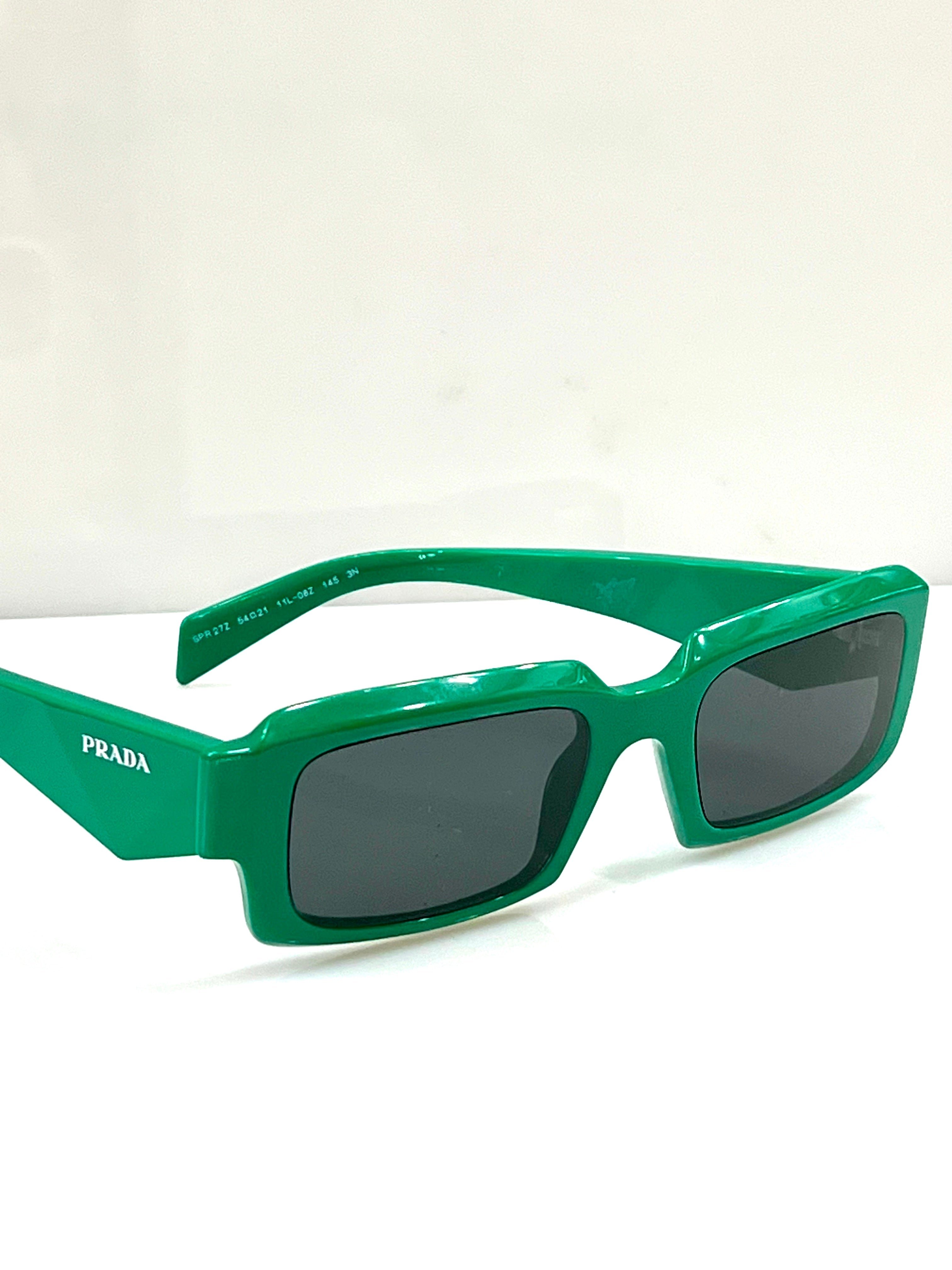 PRADA 55MM RECTANGULAR SUNGLASSES
