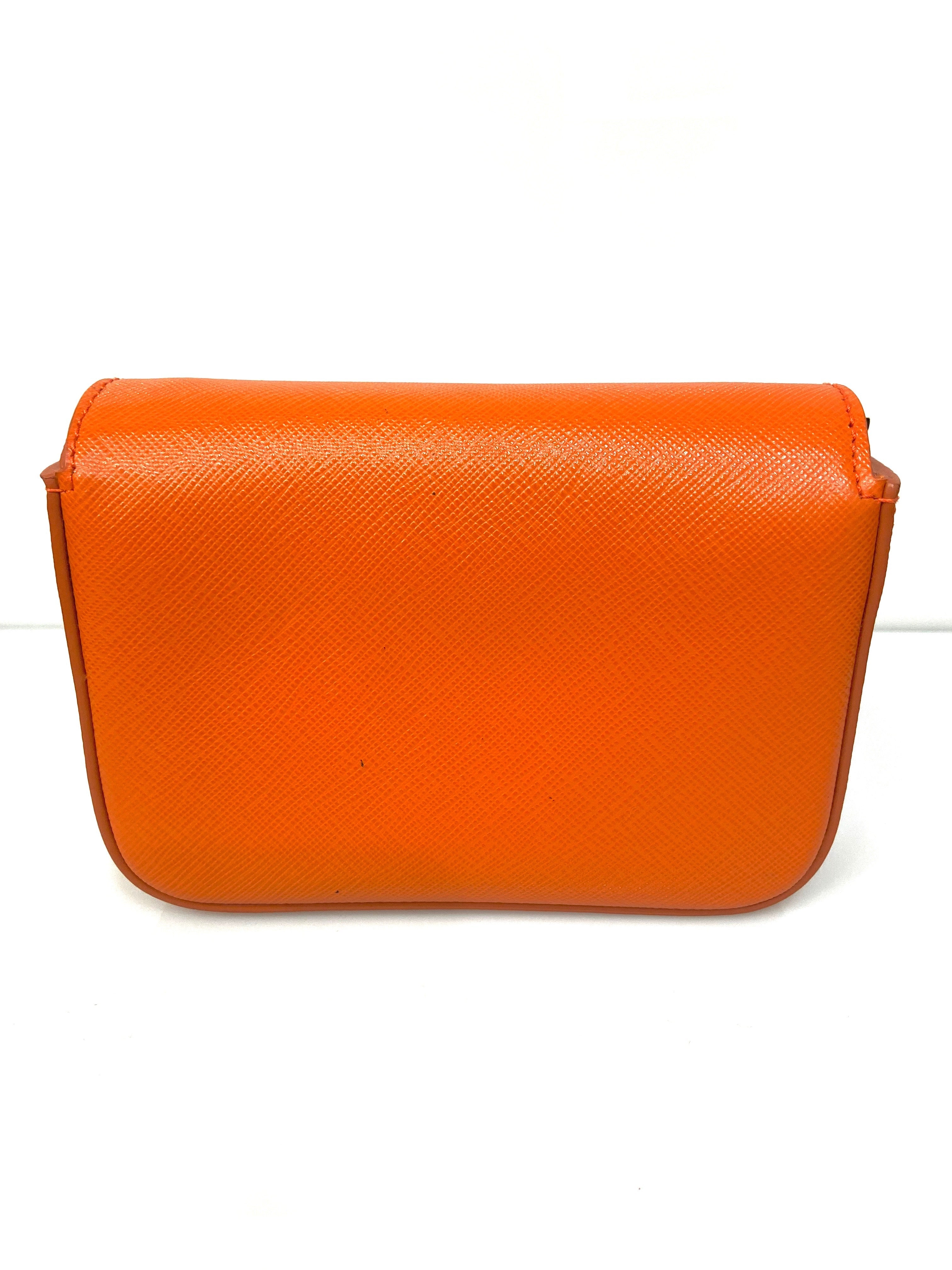 PRADA SAFFIANO LUX LEATHER SMALL CLUTCH/ PHONE HOLDER