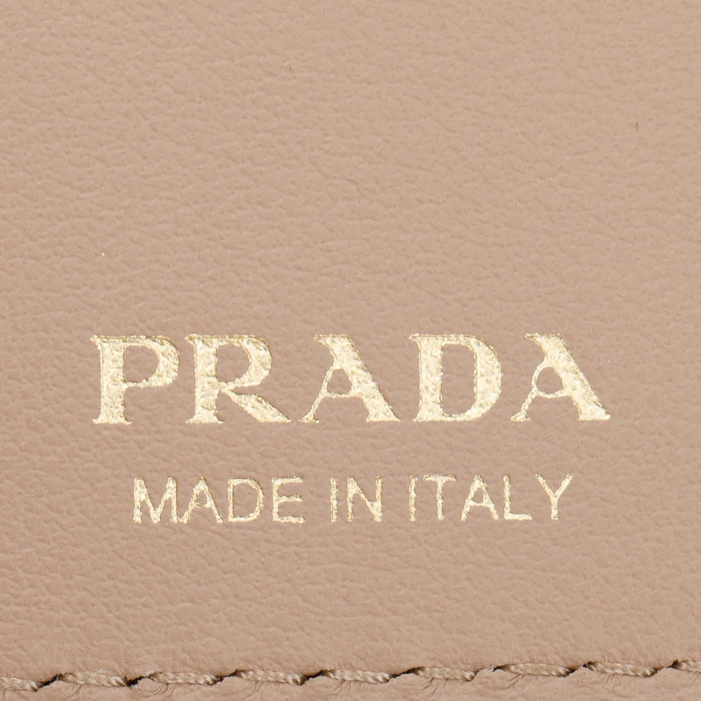 PRADA VITELLO MOVE LEATHER CONTINENTAL WALLET