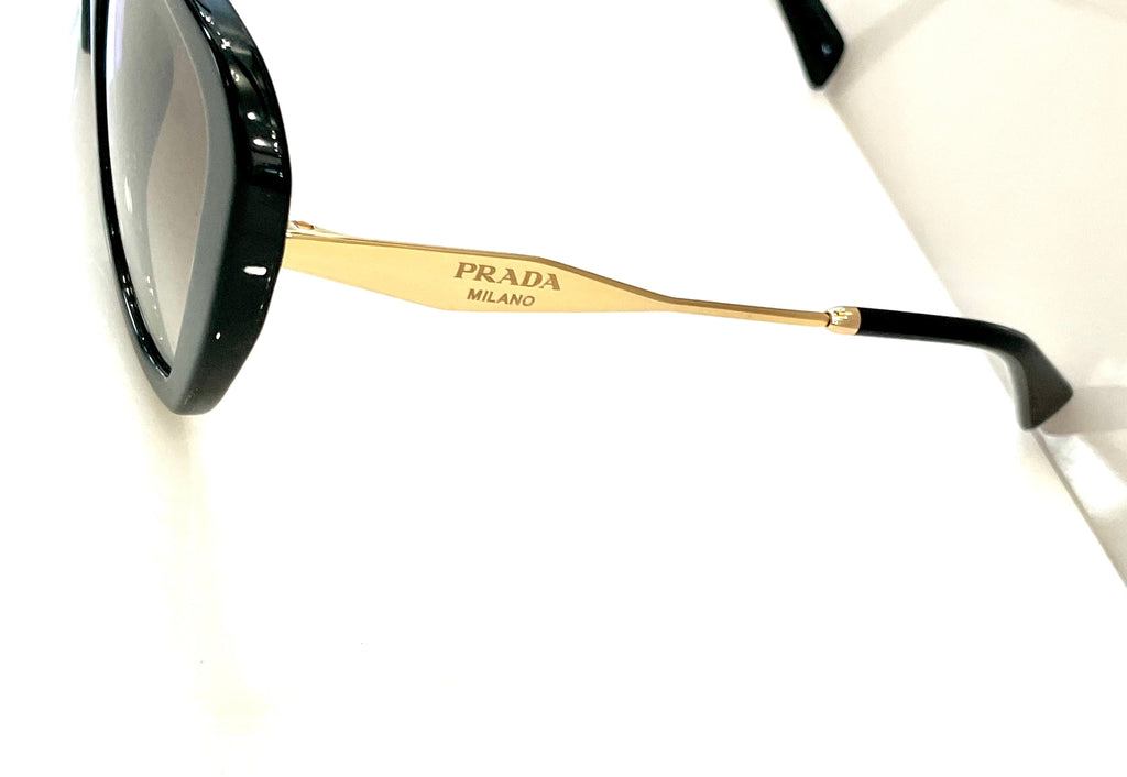 PRADA OVERSIZED CAT EYE FRAME SUNGLASSES