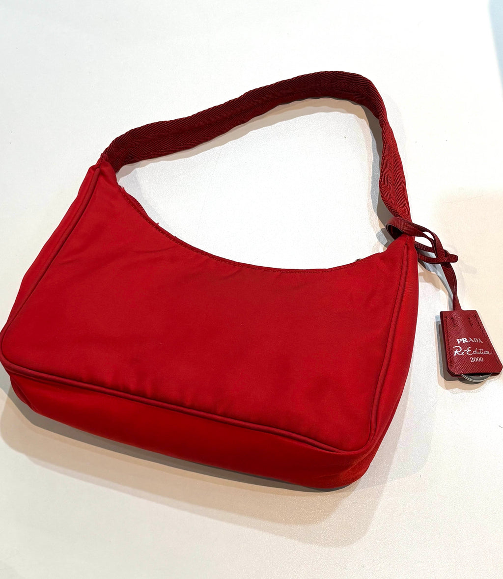 PRADA TESSUTO NYLON MINI RE-EDITION SHOULDER BAG