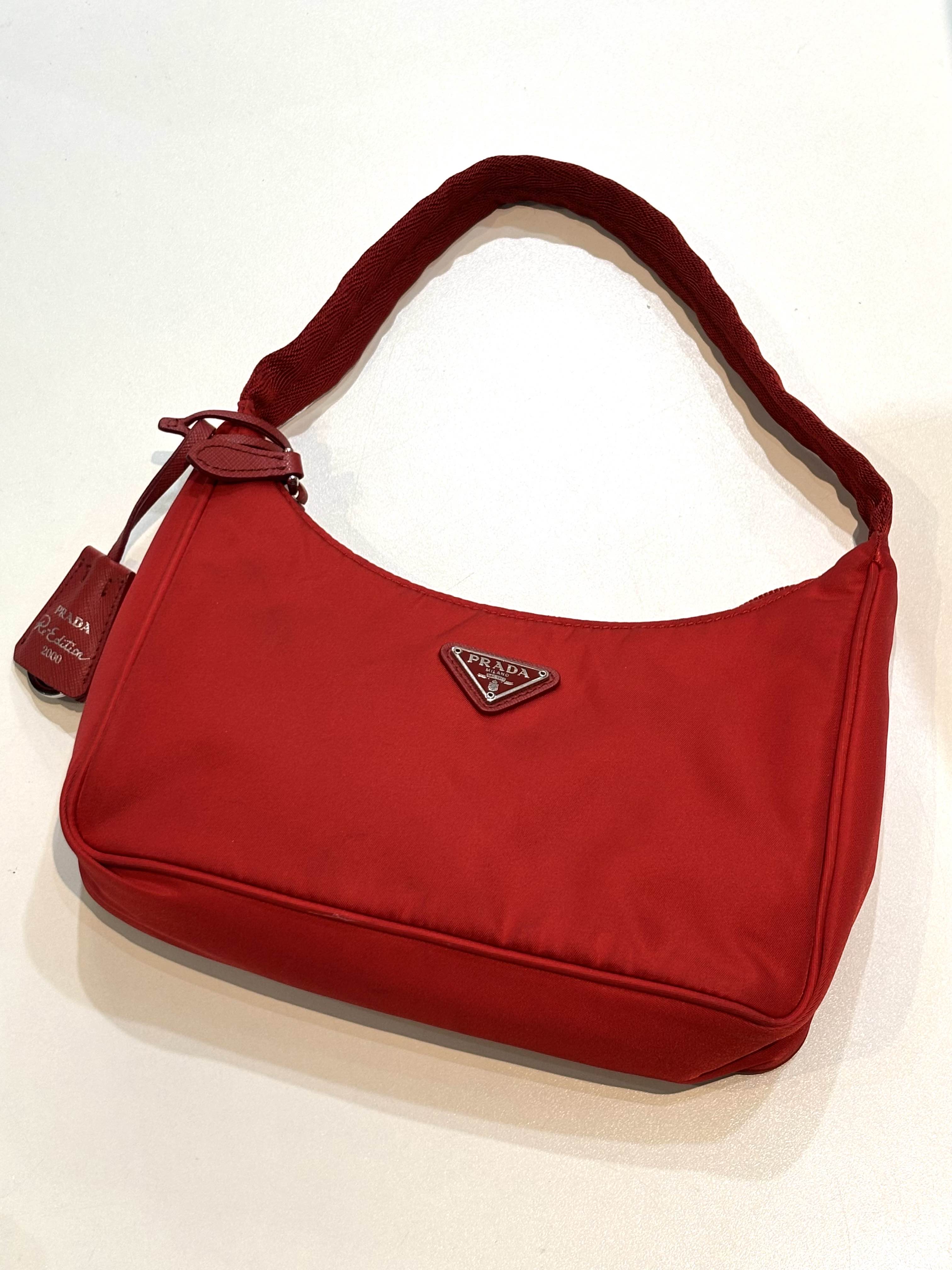 PRADA TESSUTO NYLON MINI RE-EDITION SHOULDER BAG