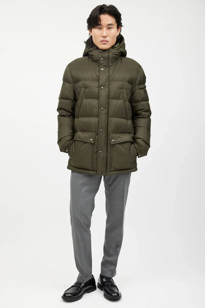 PRADA QUILTED DOWN PUFFER JACKET