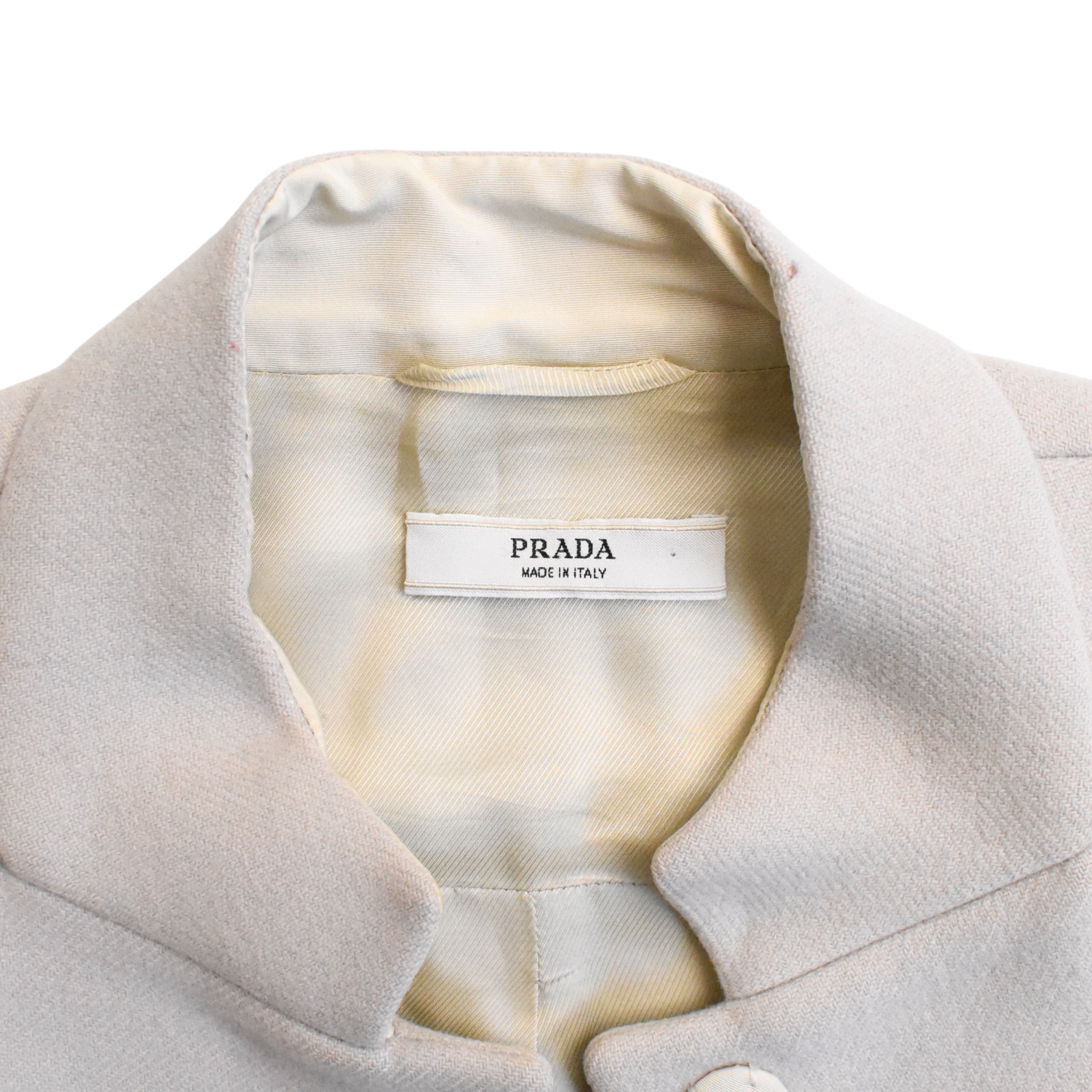 Prada Wool Panelled Coat - Women's 42