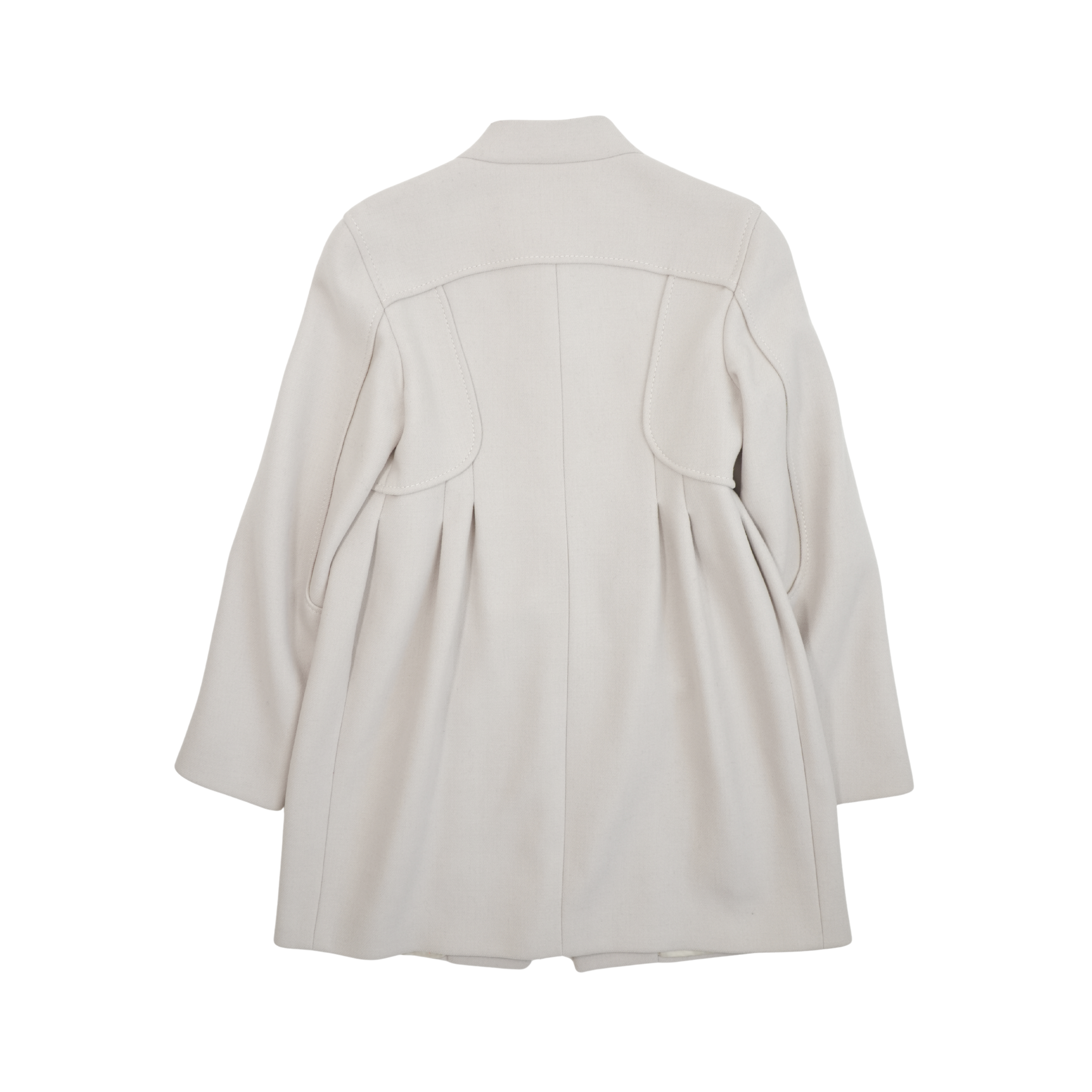 Prada Wool Panelled Coat - Women's 42