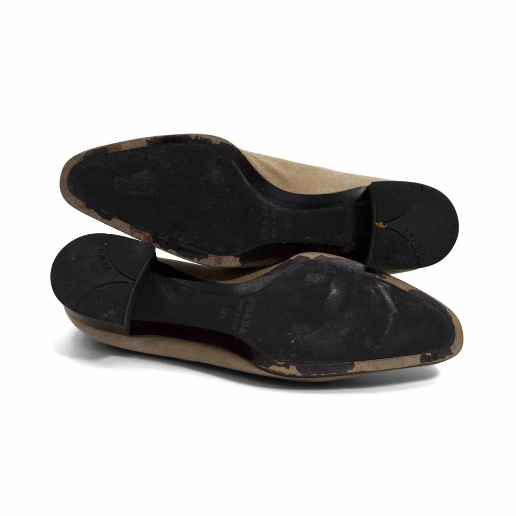 Prada Suede Loafers - Women's 36.5