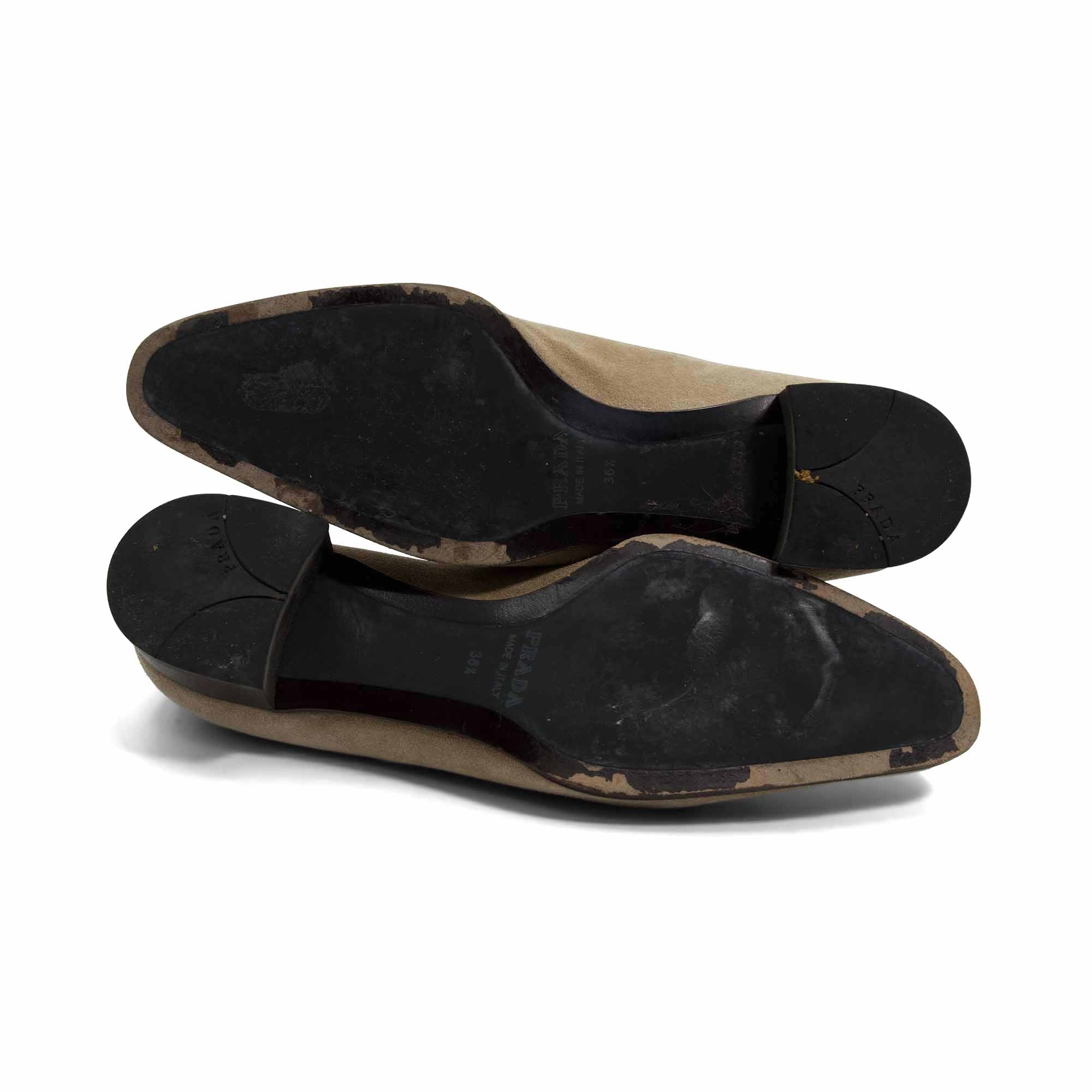 Prada Suede Loafers - Women's 36.5