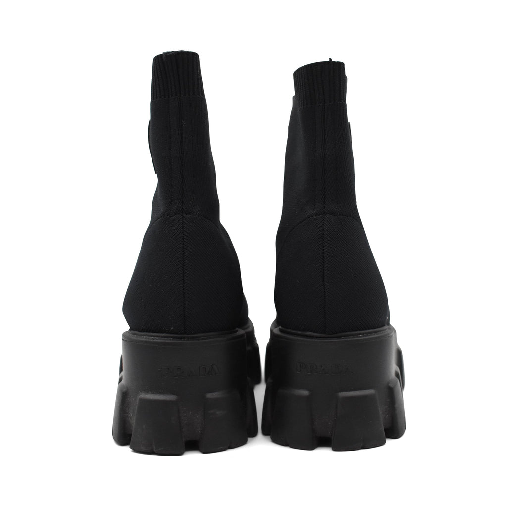 Prada 'Monolith' Sock Boot - Women's 37