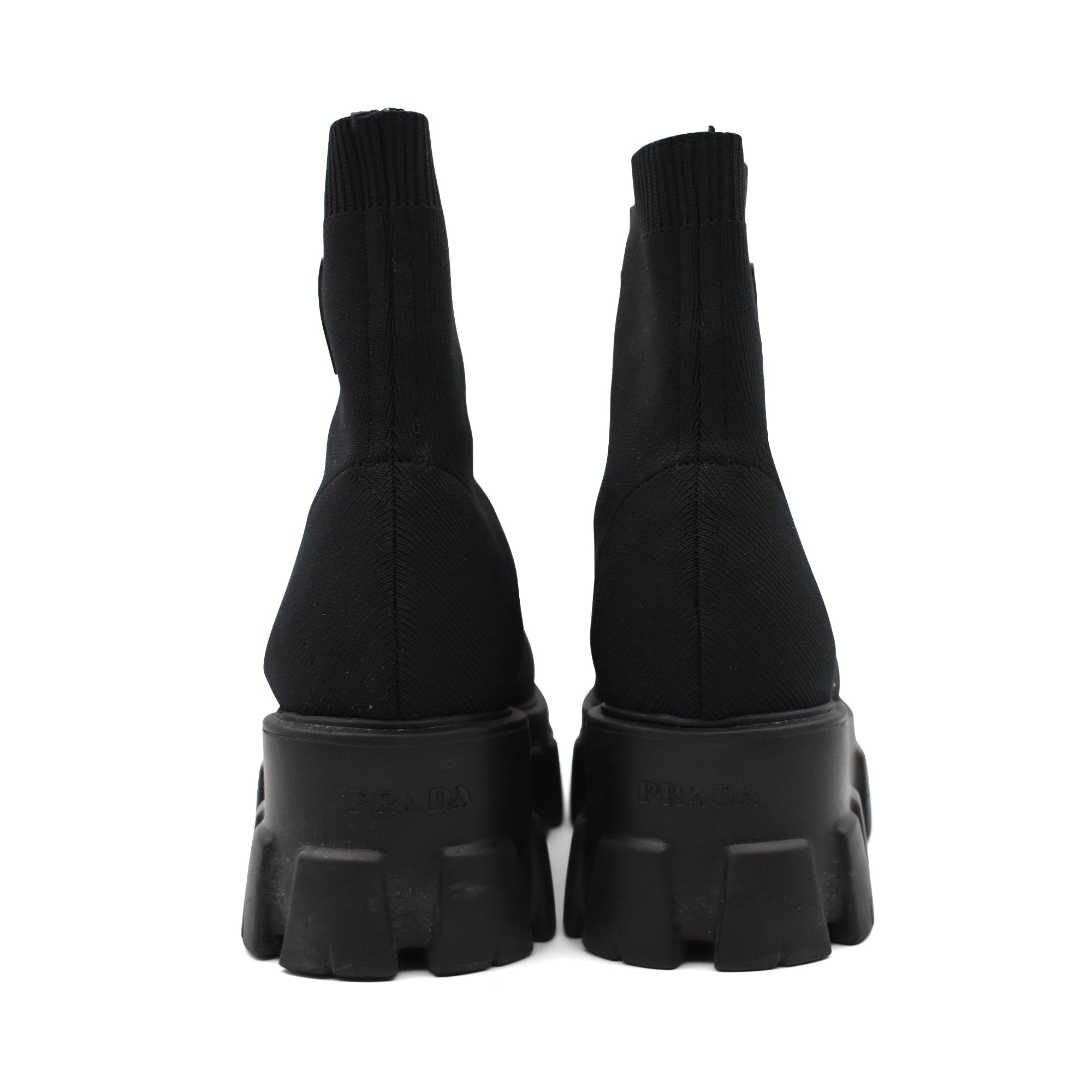Prada 'Monolith' Sock Boot - Women's 37