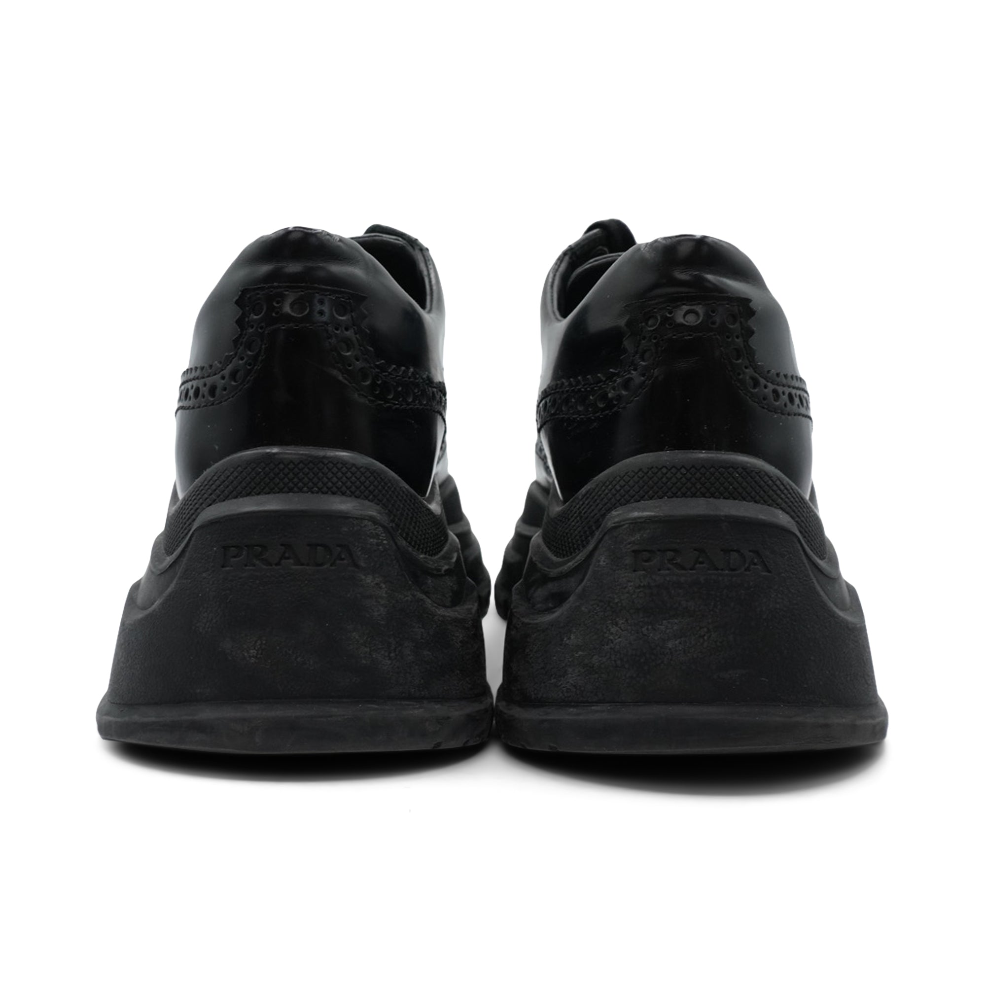 Prada Platform Brogue Sneakers - Women's 38.5