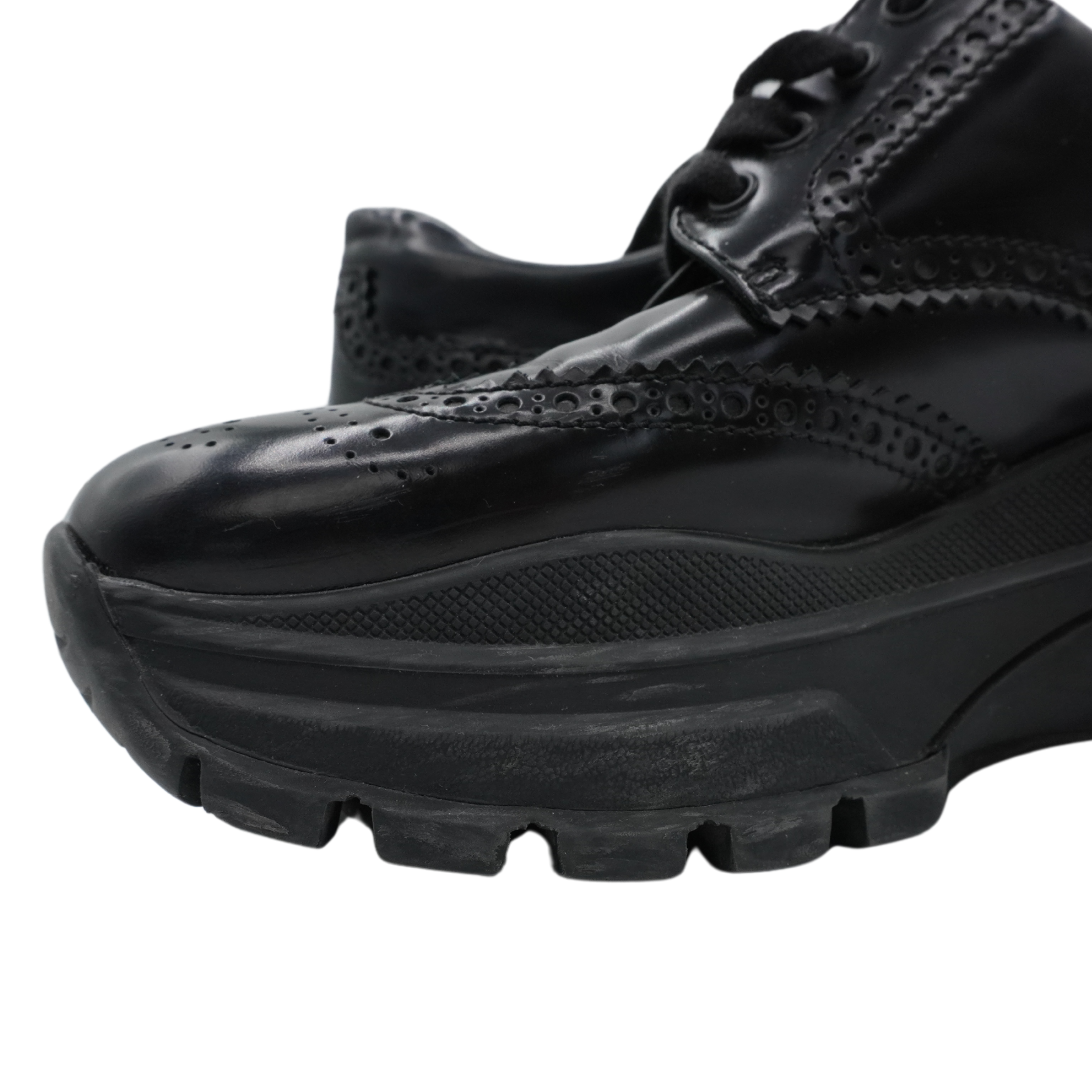 Prada Platform Brogue Sneakers - Women's 38.5