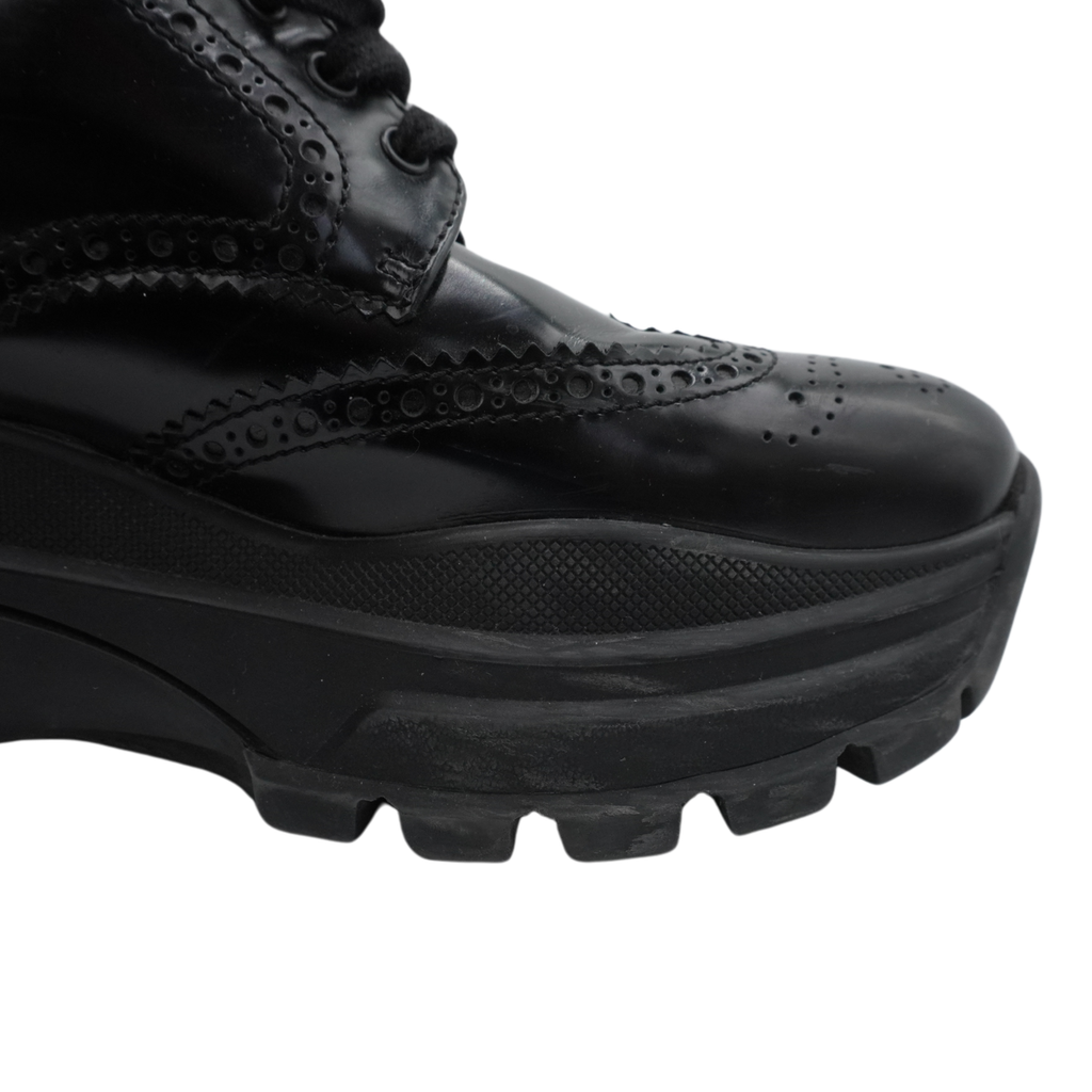 Prada Platform Brogue Sneakers - Women's 38.5