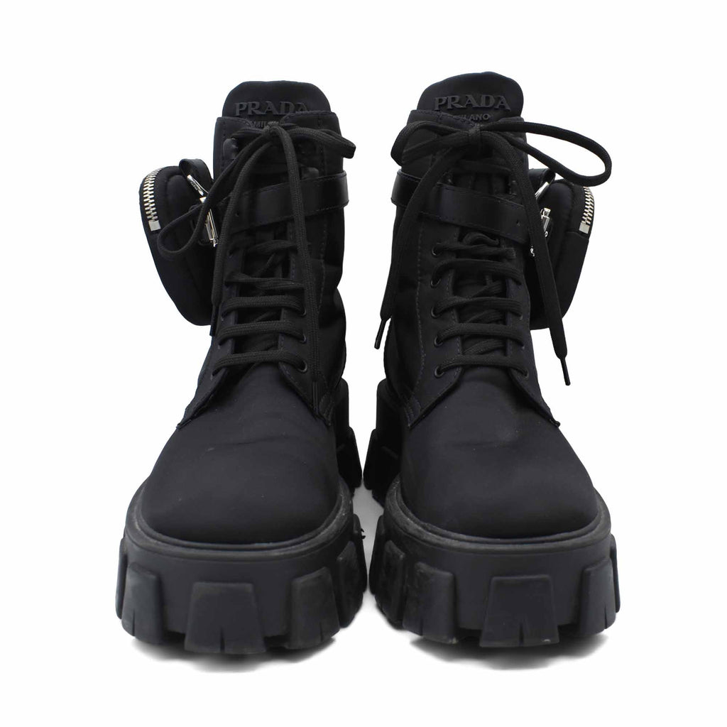 Prada 'Monolith' Combat Boots - Women's 38