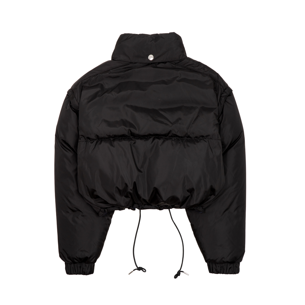 Prada Cropped 'Re-Nylon' Down Jacket - Women's 38