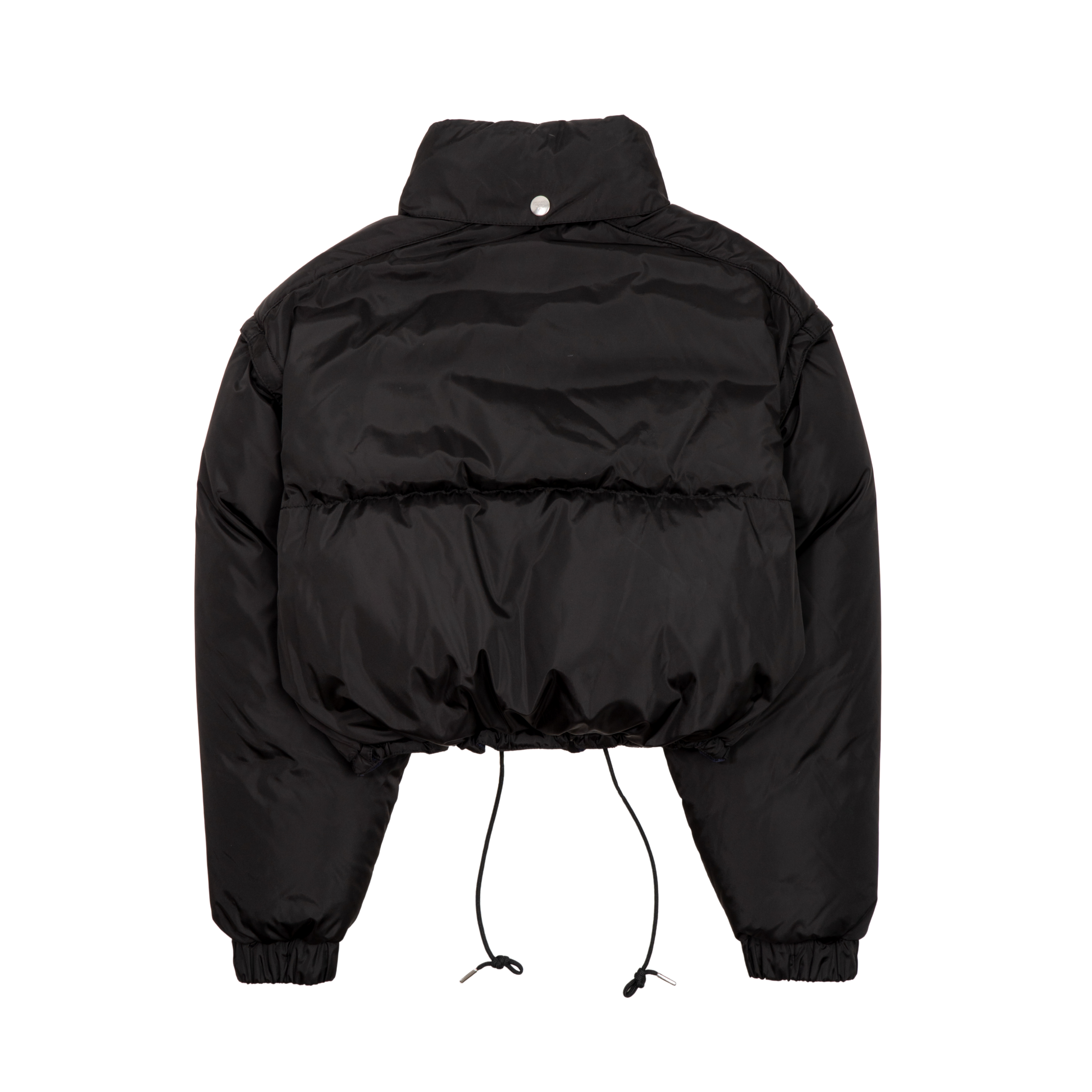 Prada Cropped 'Re-Nylon' Down Jacket - Women's 38