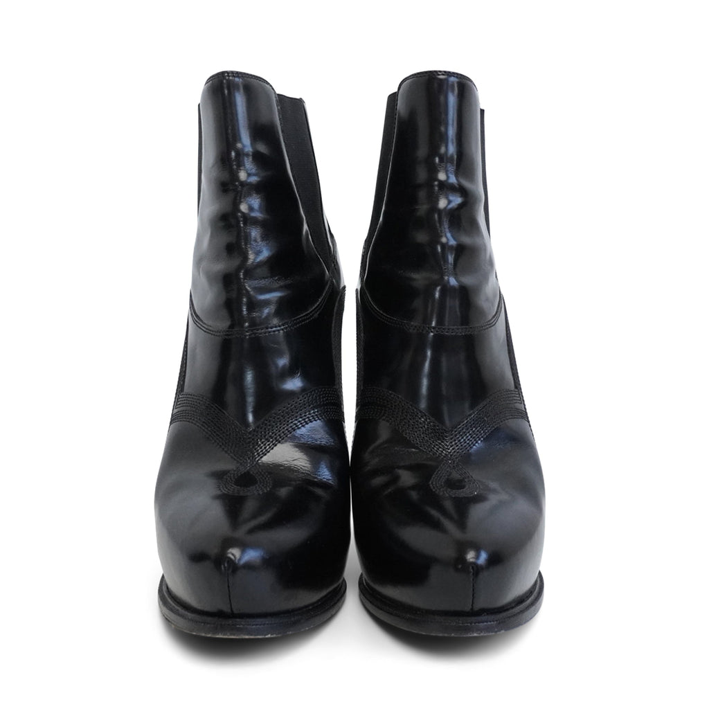 Prada Heeled Chelsea Boots - Women's 38.5
