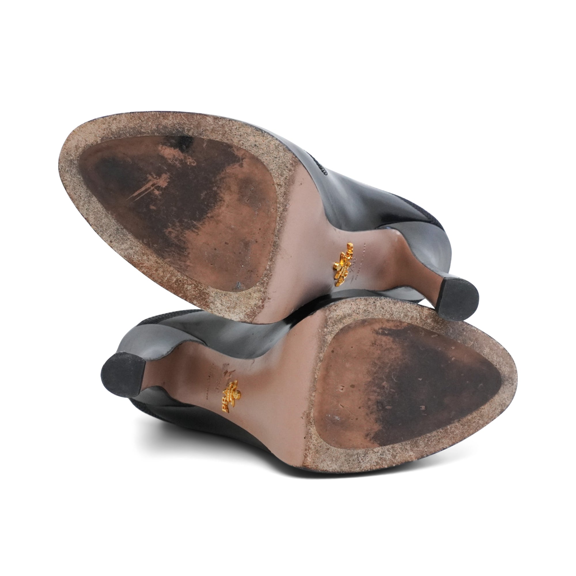 Prada Heeled Chelsea Boots - Women's 38.5