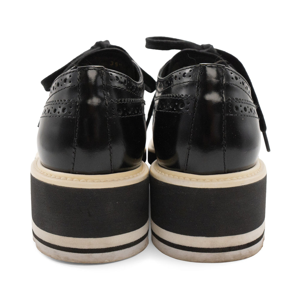 Prada 'Calzature Donna' Platform Brogues - Women's 35.5