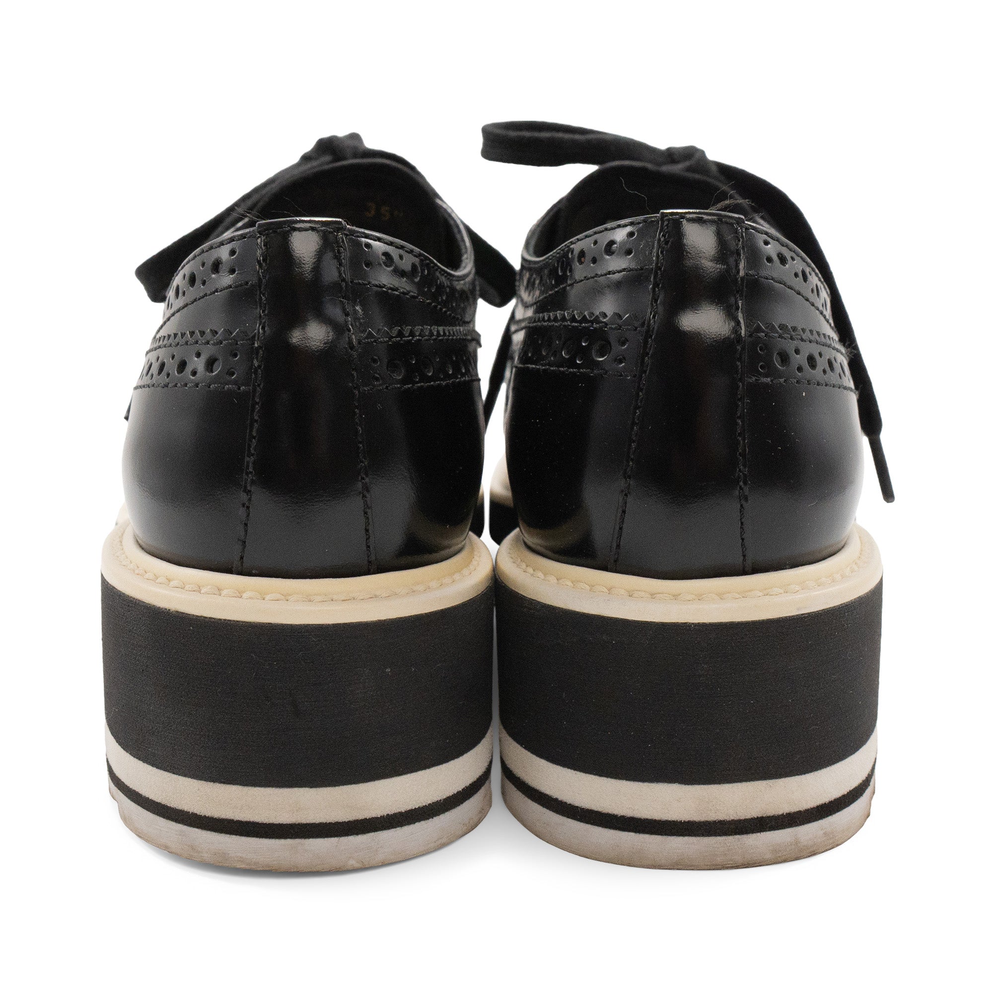 Prada 'Calzature Donna' Platform Brogues - Women's 35.5