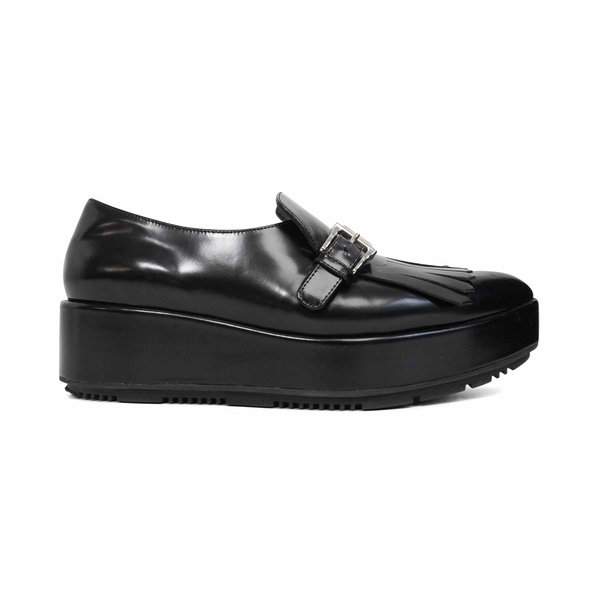 Prada Fringe Creeper Loafers - Women's 37