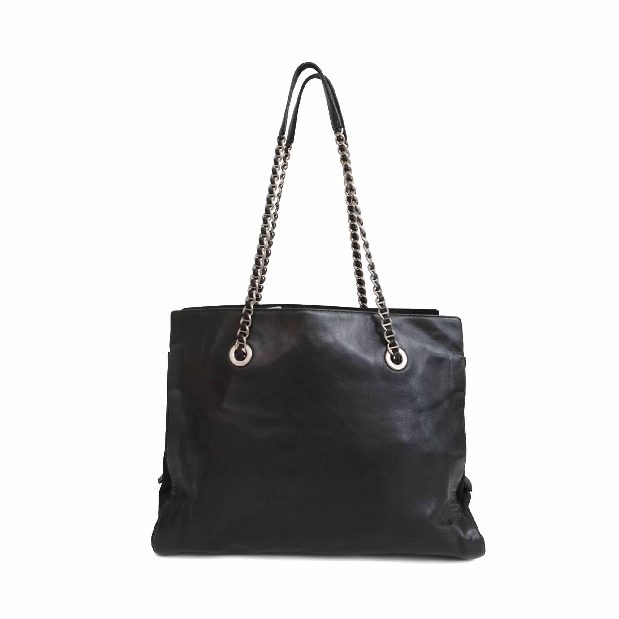 Prada Leather Shoulder Tote