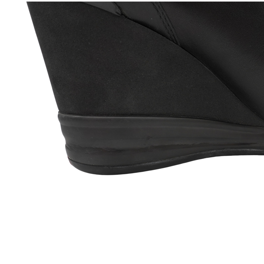 Prada Leather Wedge Sneakers - Women's 38.5