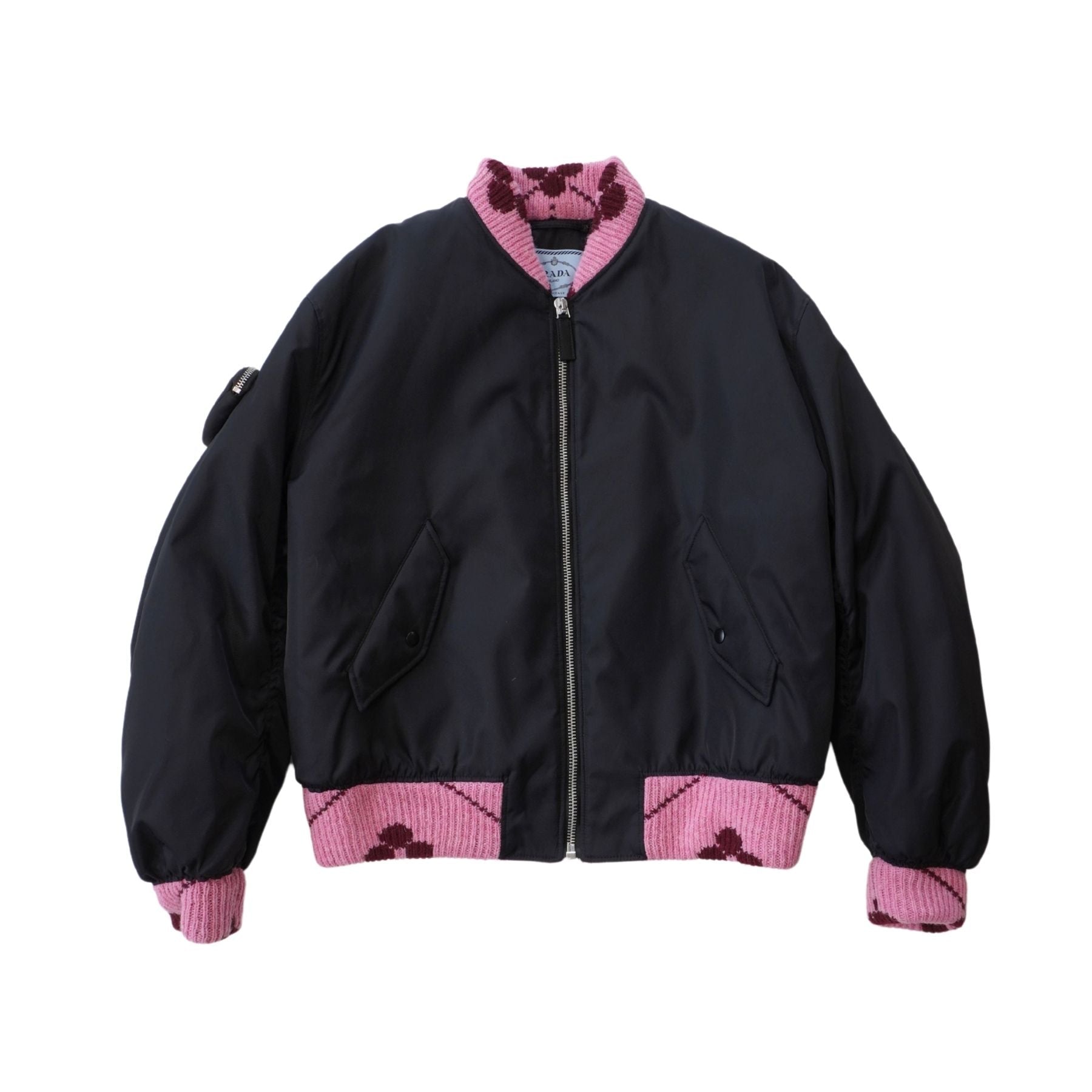 Prada Nylon Bomber Jacket - Women's S