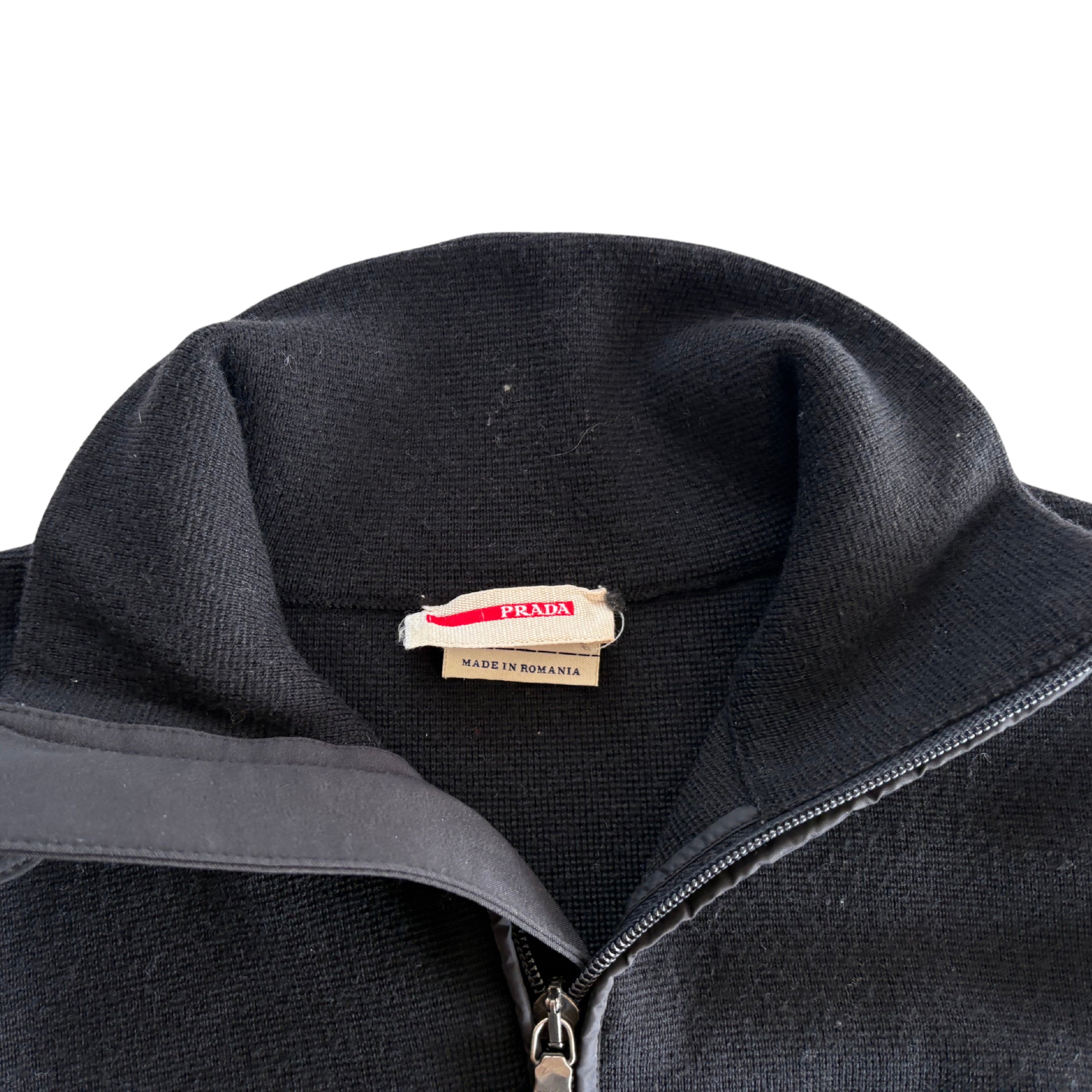 Prada Quarter Zip Sweater - Mens 52