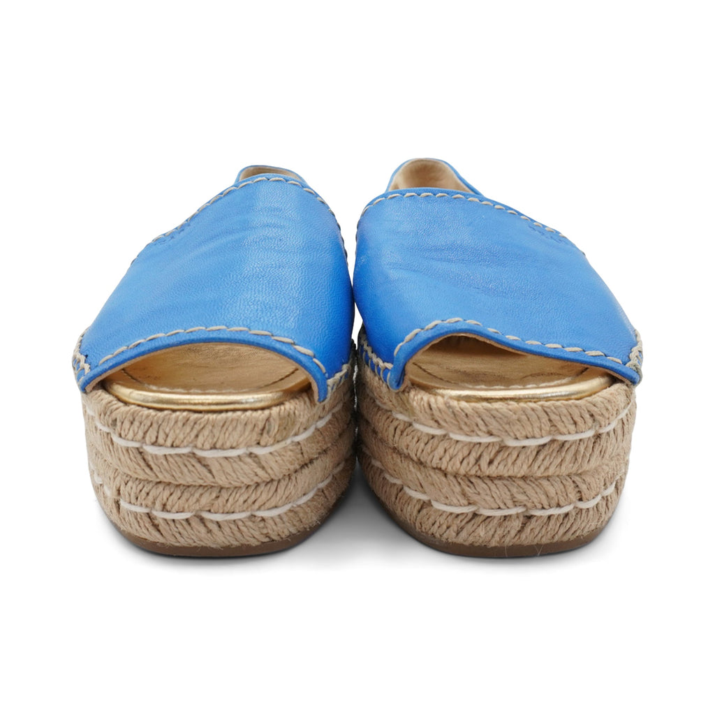 Prada Peep-Toe Espadrilles - Women's 36.5