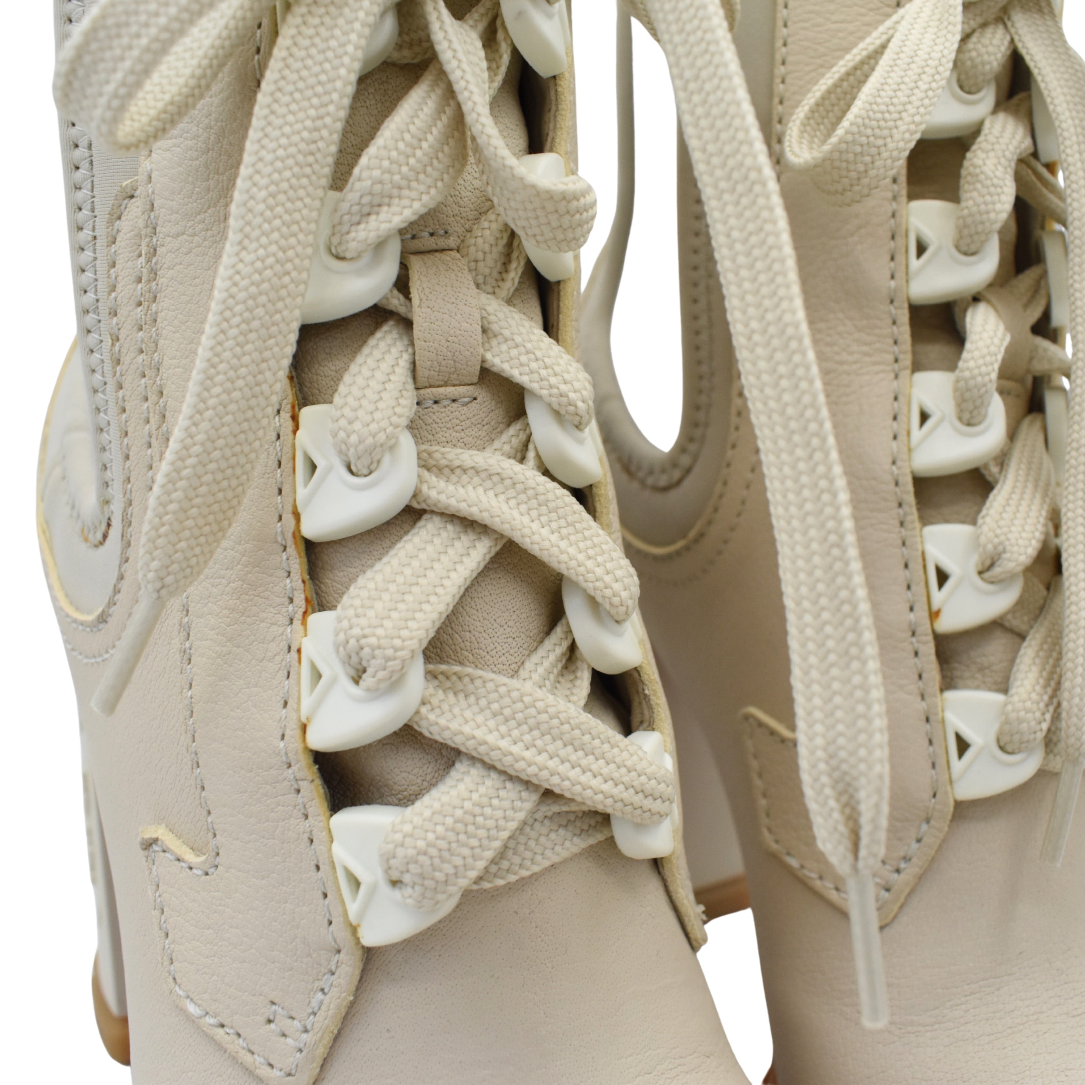 Prada Heeled Combat Boots - Women's 38