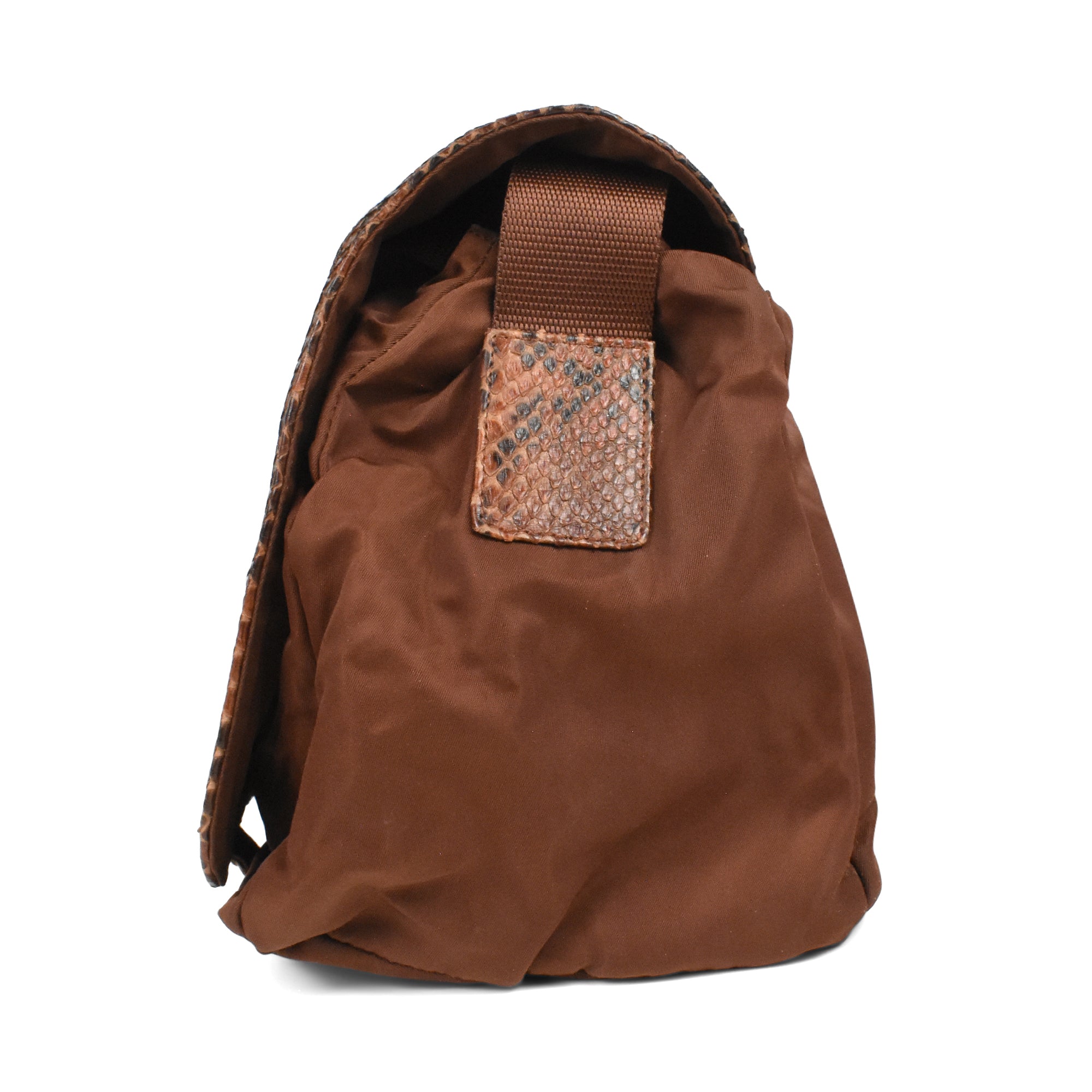 Prada Snakeskin Messenger Bag