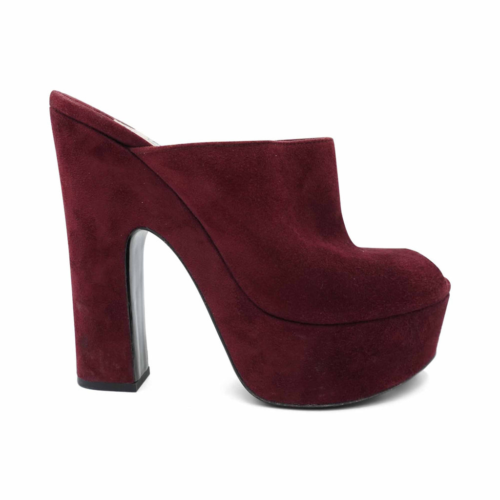 Prada Suede Mules - Women's 35